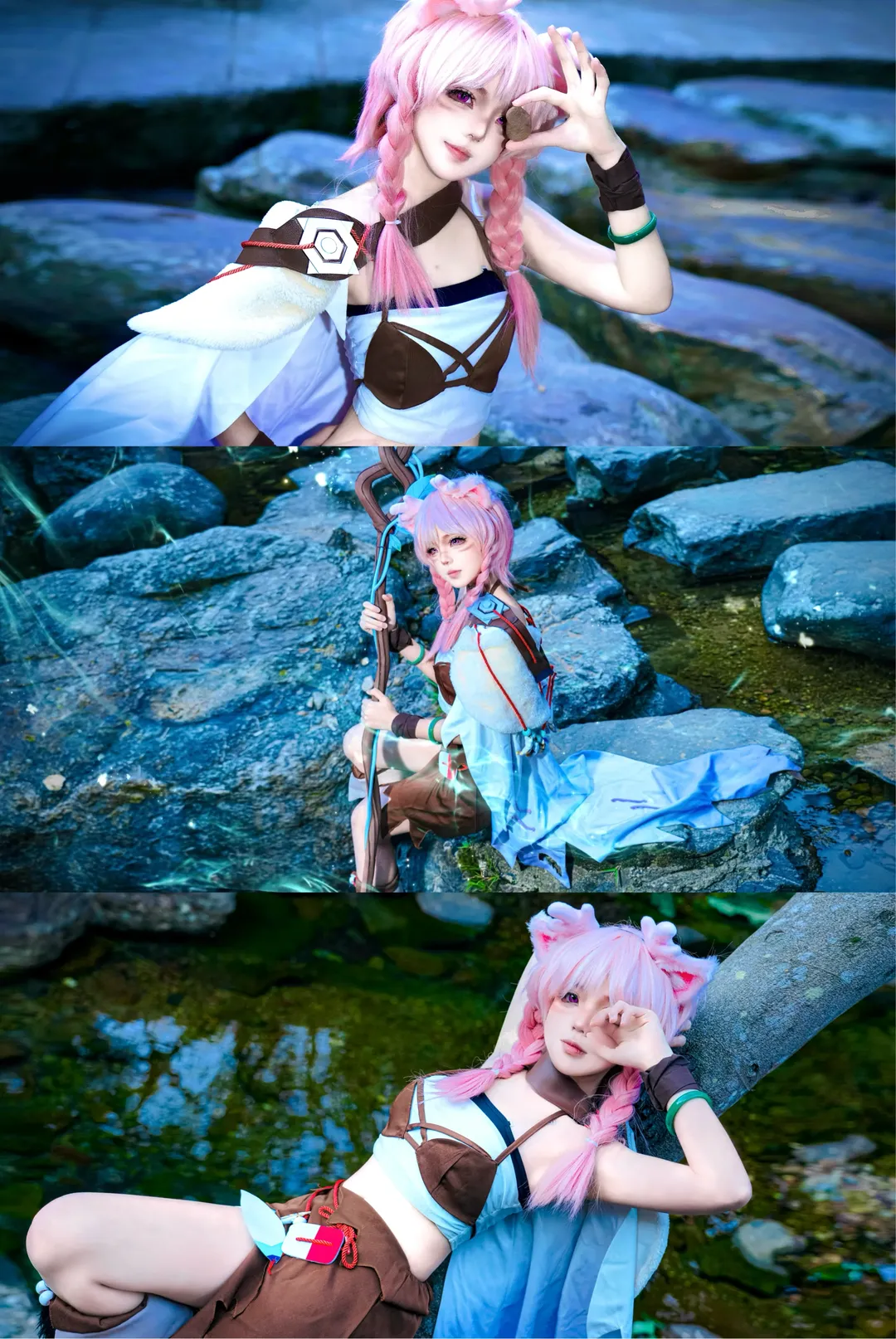 魔法少女, 王者荣耀, 瑶cos, cosplay正片, 森林户外cos - 第2张