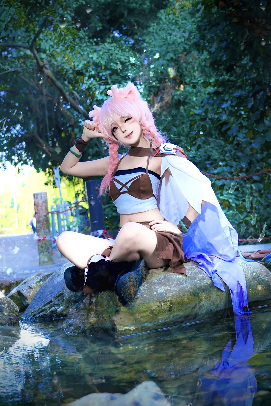 魔法少女, 王者荣耀, 瑶cos, cosplay正片, 森林户外cos - 第7张