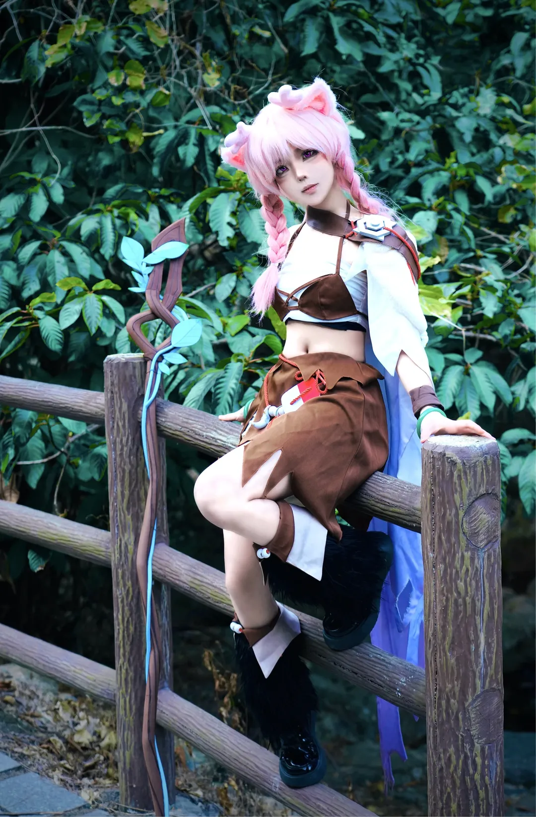 魔法少女, 王者荣耀, 瑶cos, cosplay正片, 森林户外cos - 第8张