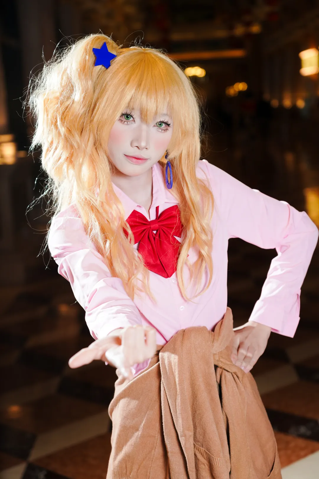 漫展返图, 二次元cosplay, 台山DS动漫展, 蓝原柚子cos, 柑橘味香气 - 第1张