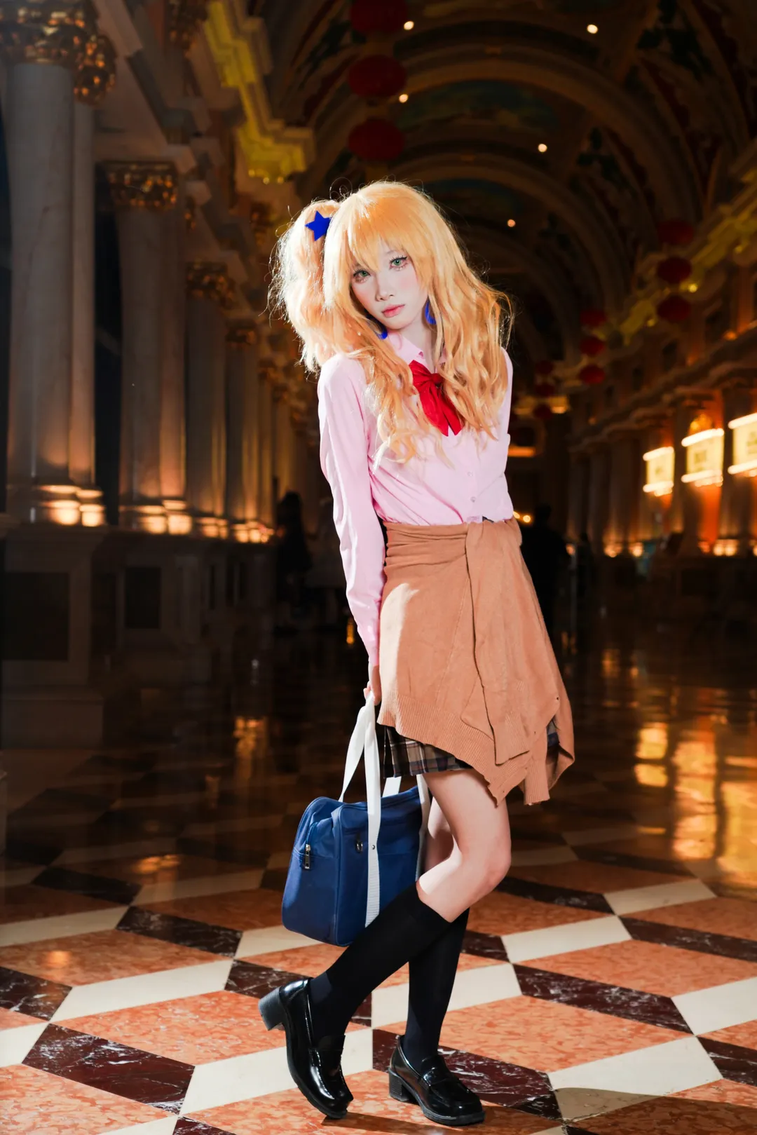 漫展返图, 二次元cosplay, 台山DS动漫展, 蓝原柚子cos, 柑橘味香气 - 第2张