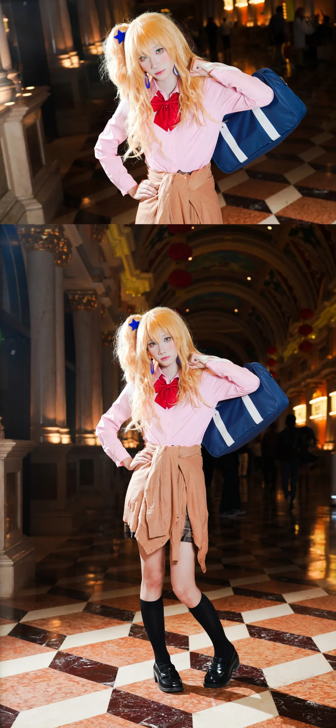 漫展返图, 二次元cosplay, 台山DS动漫展, 蓝原柚子cos, 柑橘味香气 - 第3张