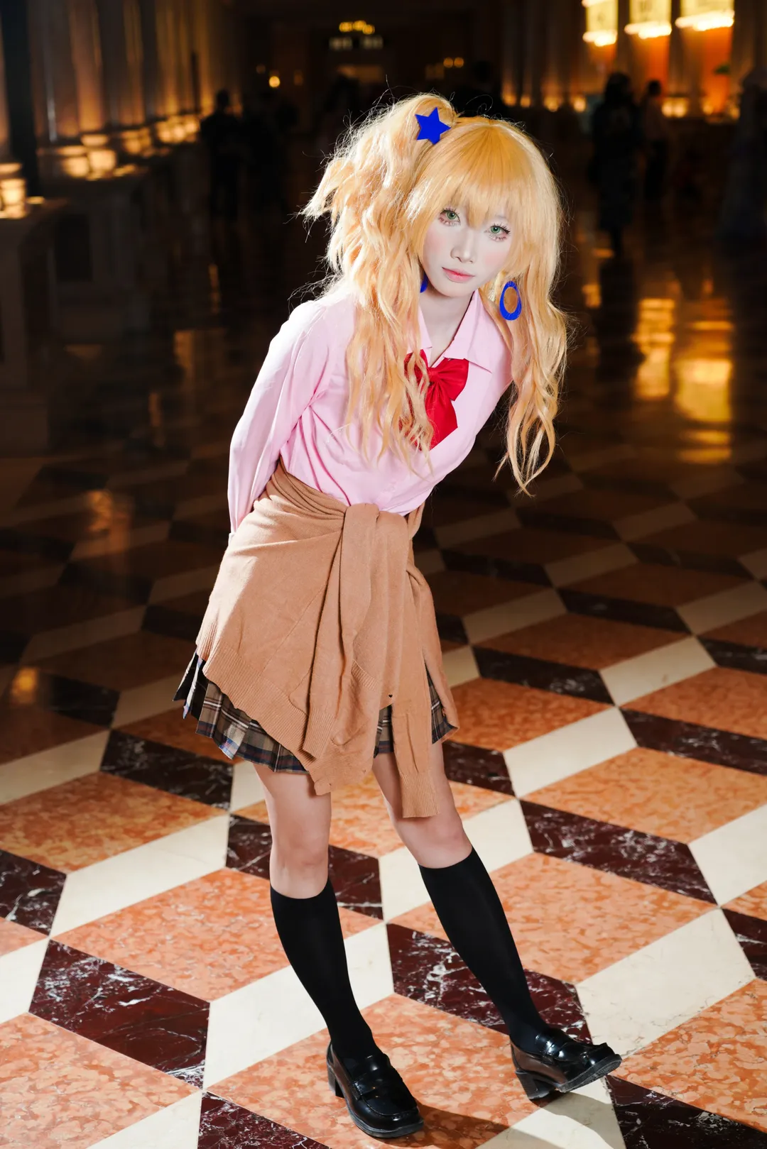 漫展返图, 二次元cosplay, 台山DS动漫展, 蓝原柚子cos, 柑橘味香气
