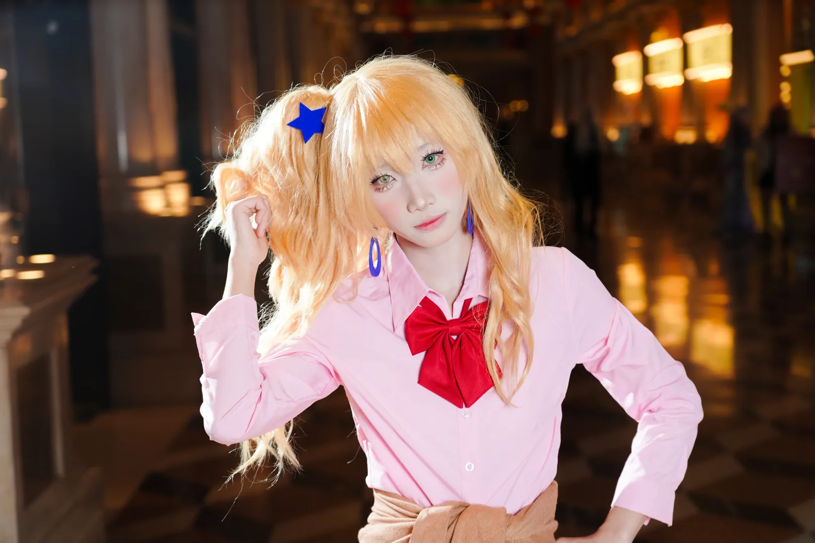 漫展返图, 二次元cosplay, 台山DS动漫展, 蓝原柚子cos, 柑橘味香气 - 第8张