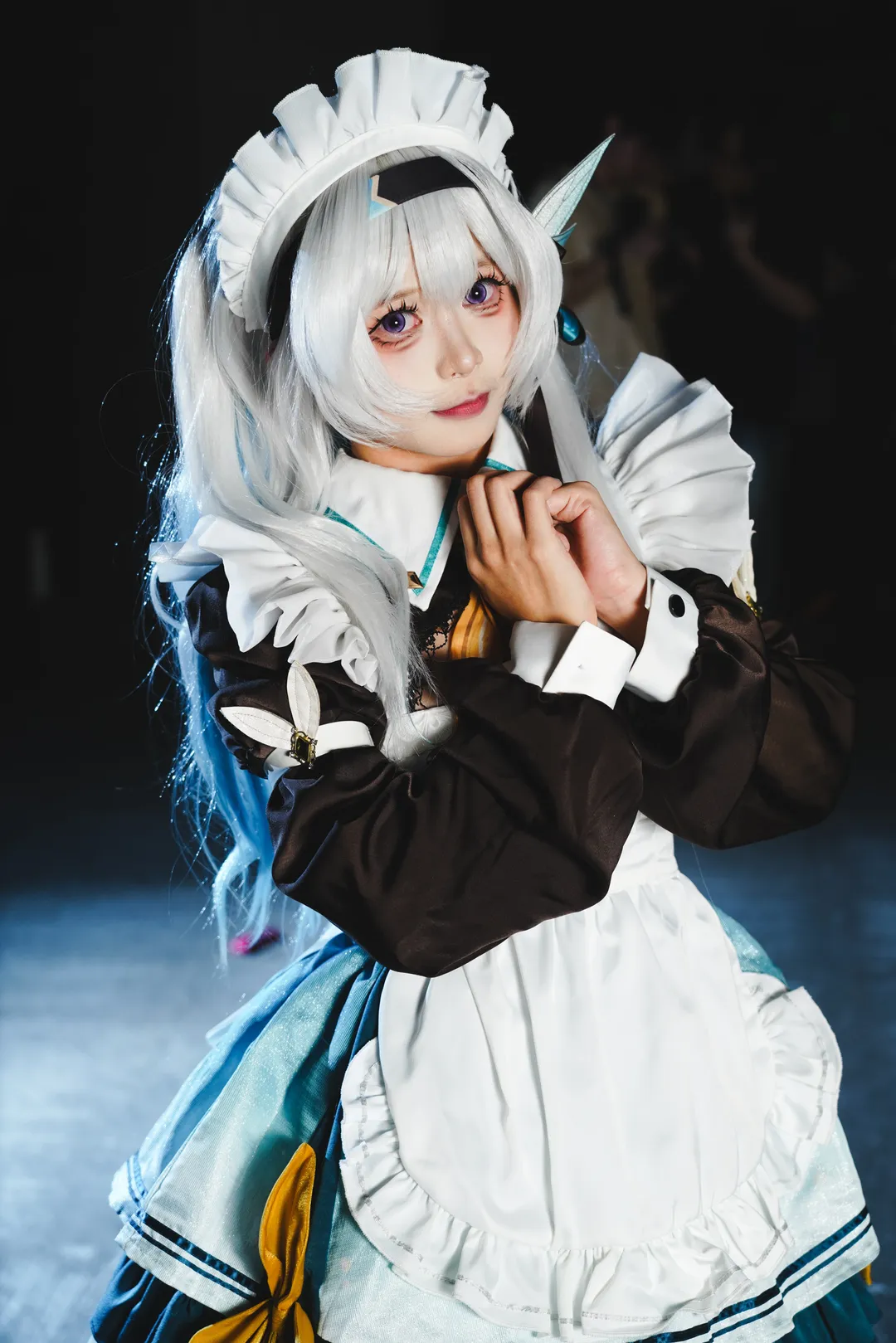 崩坏星穹铁道, 萤火虫漫展, 流萤cos, cosplay返图, 女仆cos - 第3张