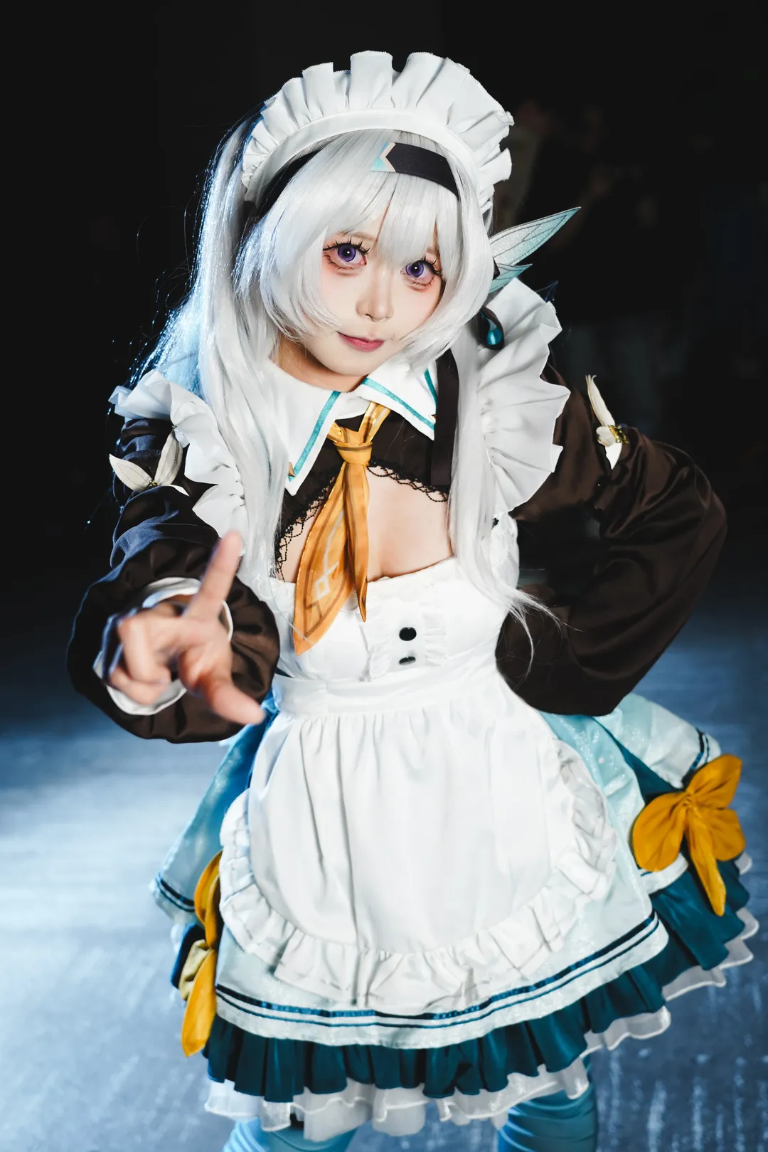 崩坏星穹铁道, 萤火虫漫展, 流萤cos, cosplay返图, 女仆cos - 第4张