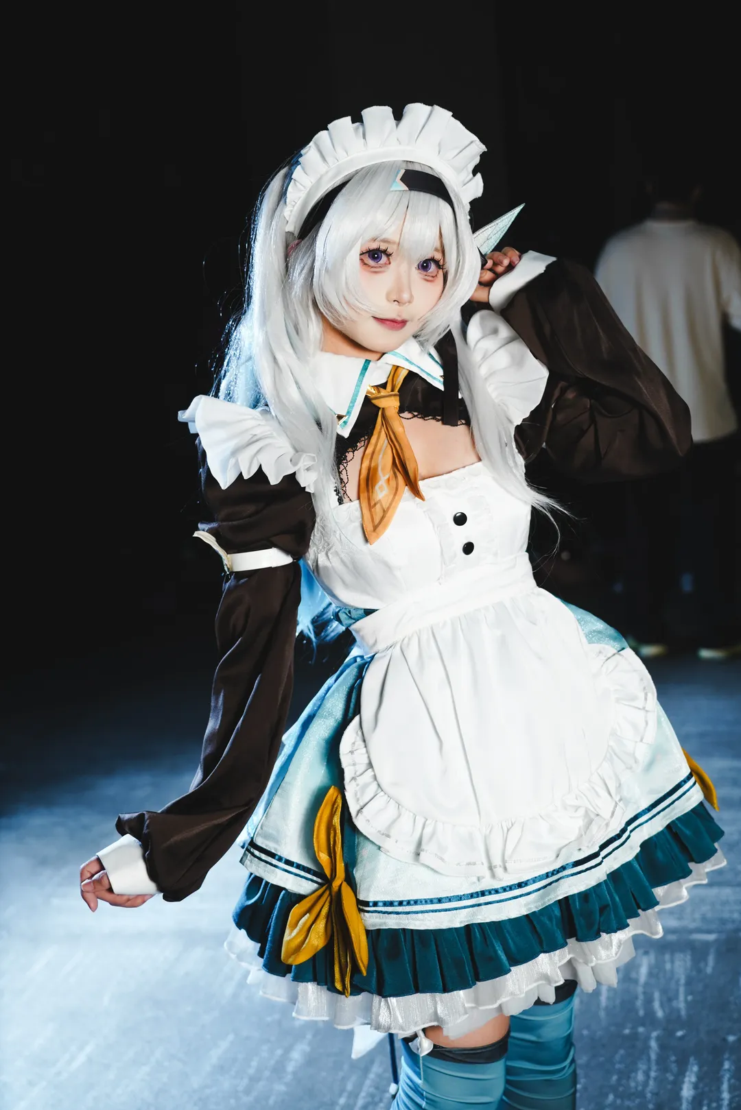 崩坏星穹铁道, 萤火虫漫展, 流萤cos, cosplay返图, 女仆cos - 第5张