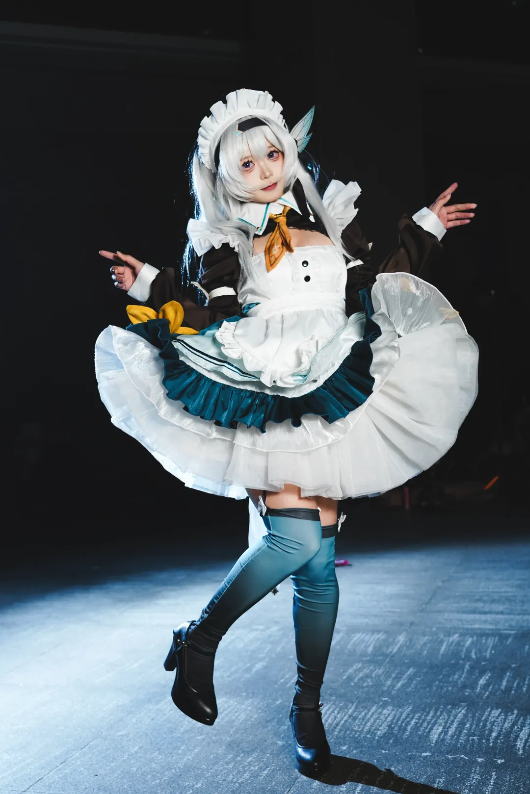 崩坏星穹铁道, 萤火虫漫展, 流萤cos, cosplay返图, 女仆cos - 第9张