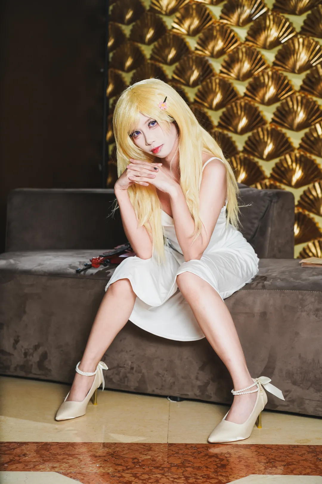 人像摄影, cosplay日常, 宫园薰cos, 四月是你的谎言, 金发造型 - 第1张