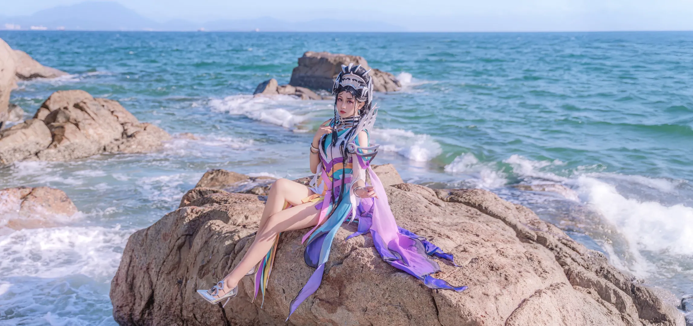 王者荣耀, cosplay摄影, 芈月cos, 深圳海边摄影, 国风动漫 - 第1张