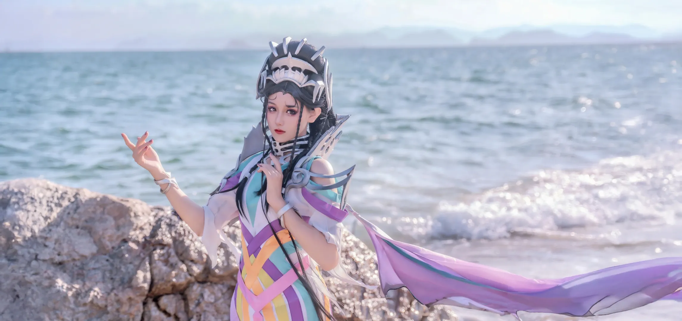 王者荣耀, cosplay摄影, 芈月cos, 深圳海边摄影, 国风动漫 - 第2张