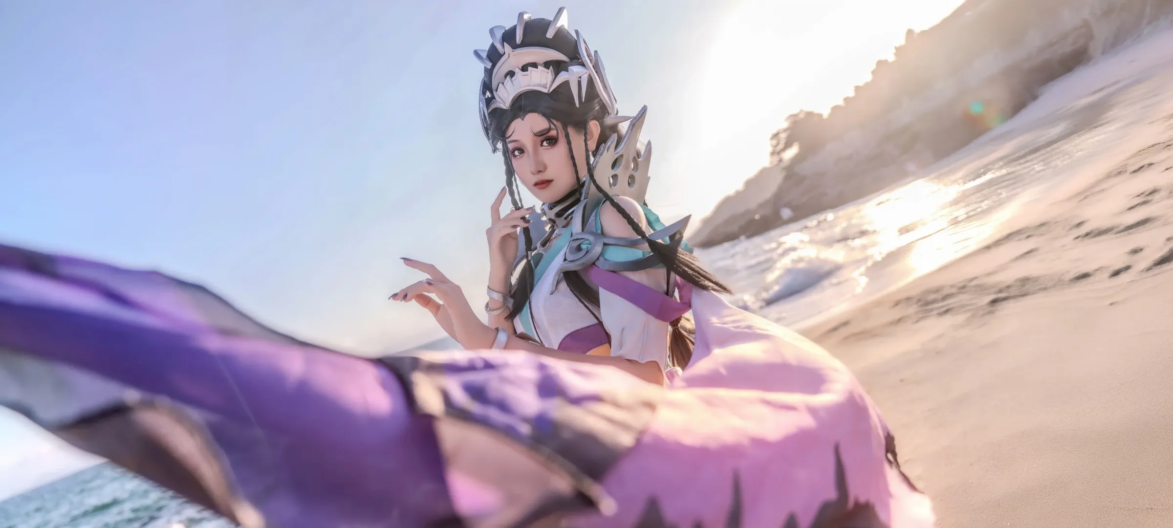 王者荣耀, cosplay摄影, 芈月cos, 深圳海边摄影, 国风动漫 - 第3张