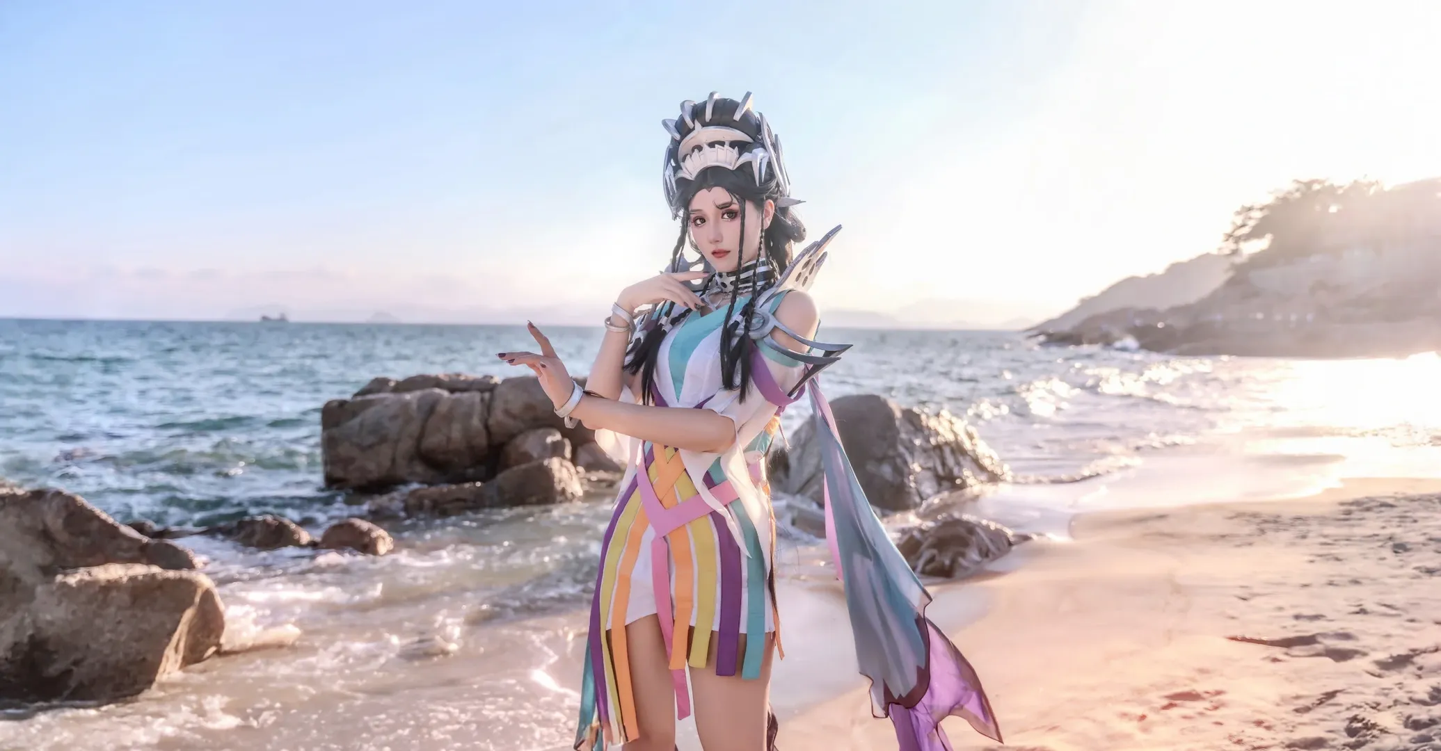 王者荣耀, cosplay摄影, 芈月cos, 深圳海边摄影, 国风动漫 - 第5张