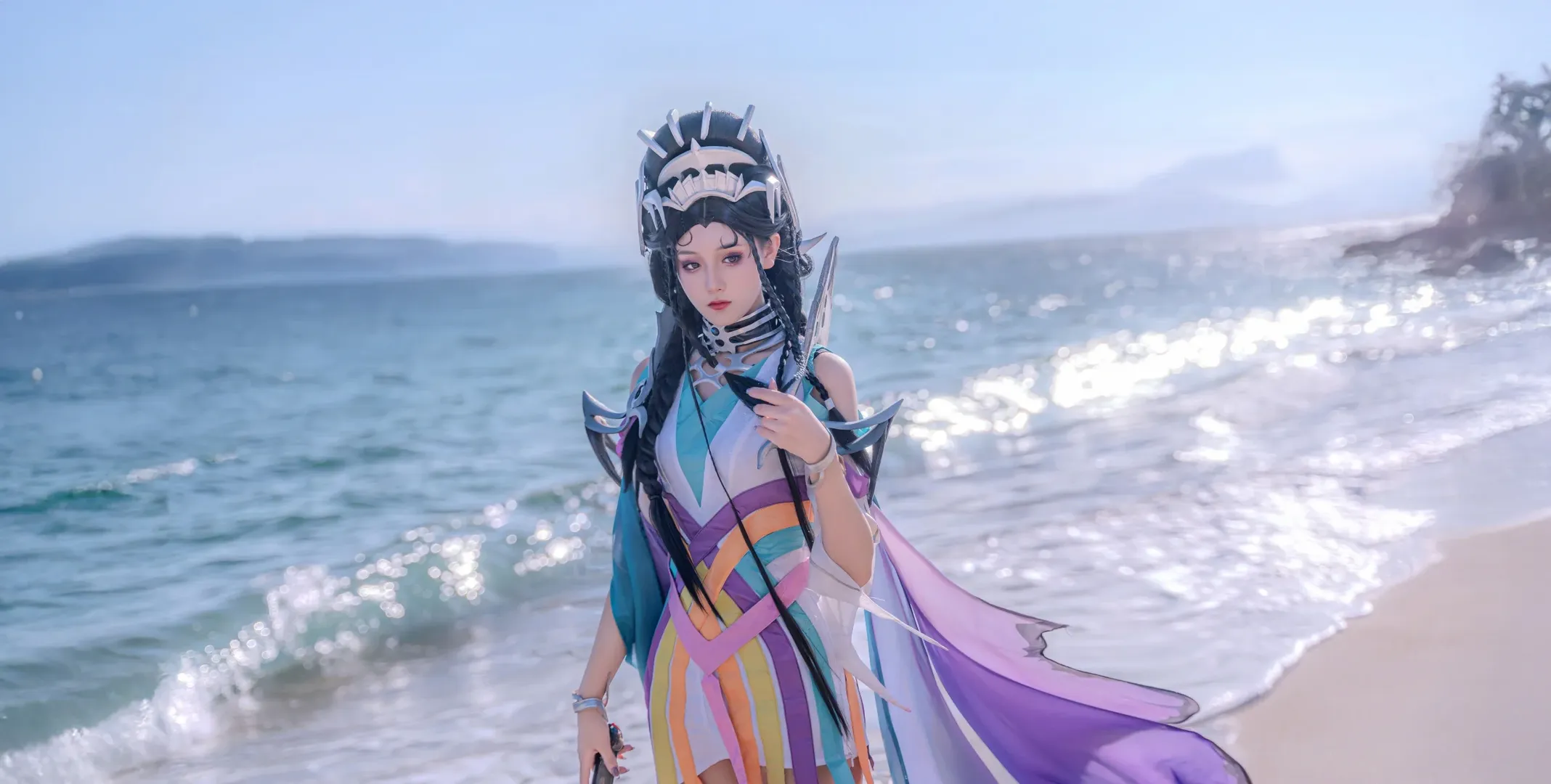 王者荣耀, cosplay摄影, 芈月cos, 深圳海边摄影, 国风动漫 - 第9张