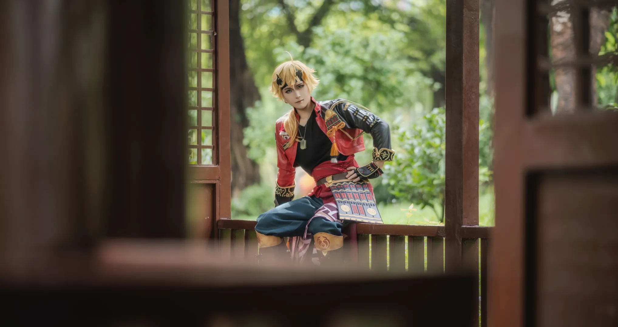 原神, 神里綾華 コスプレ, 早柚コスプレ, 神里綾人コスプレ, トーマコスプレ - 4枚目
