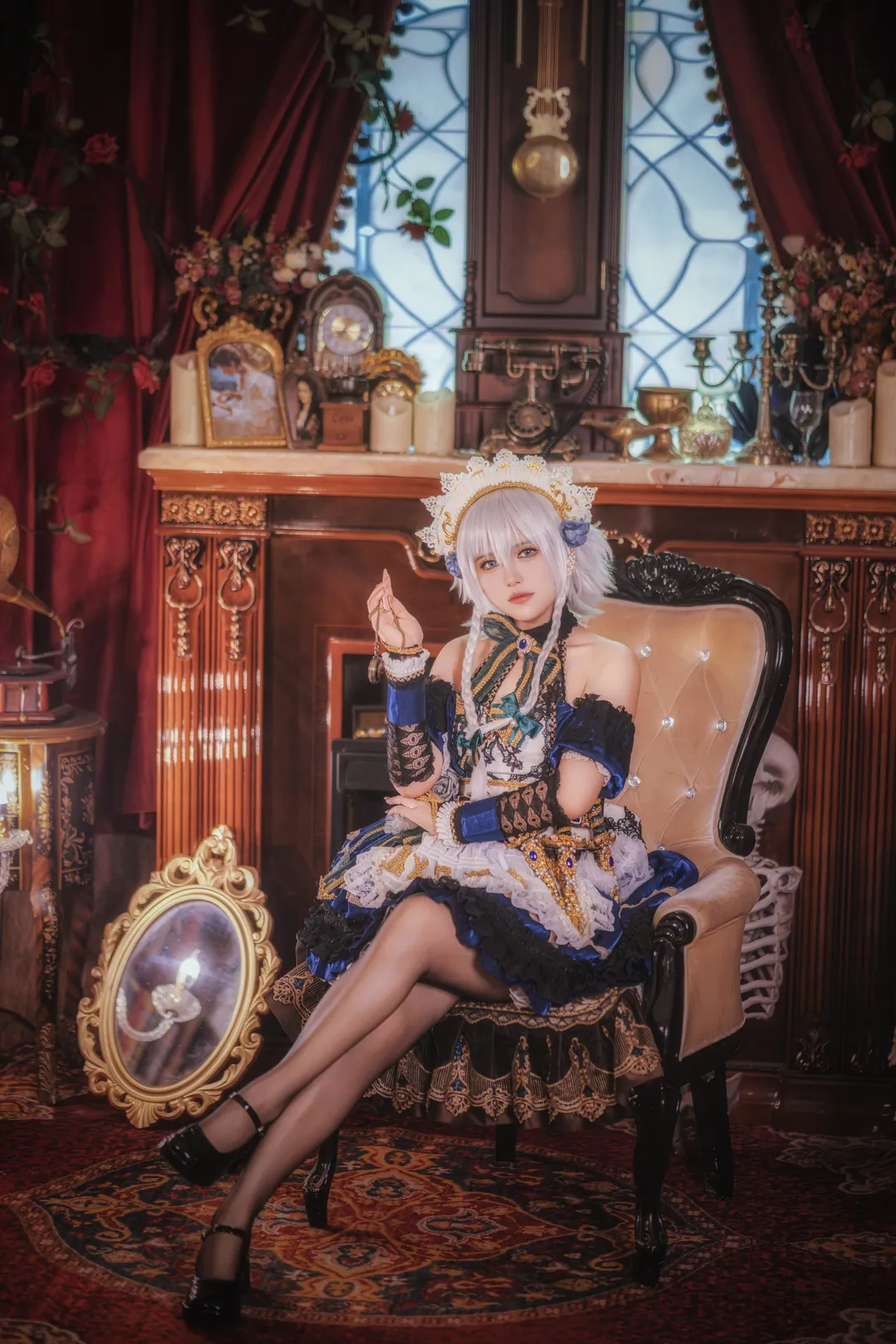 女仆装, 东方, 十六夜咲夜cos, cosplay摄影, 复古哥特