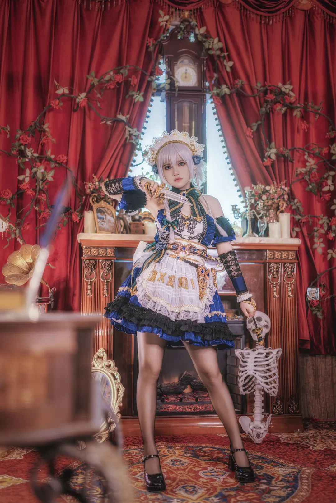 女仆装, 东方, 十六夜咲夜cos, cosplay摄影, 复古哥特 - 第2张