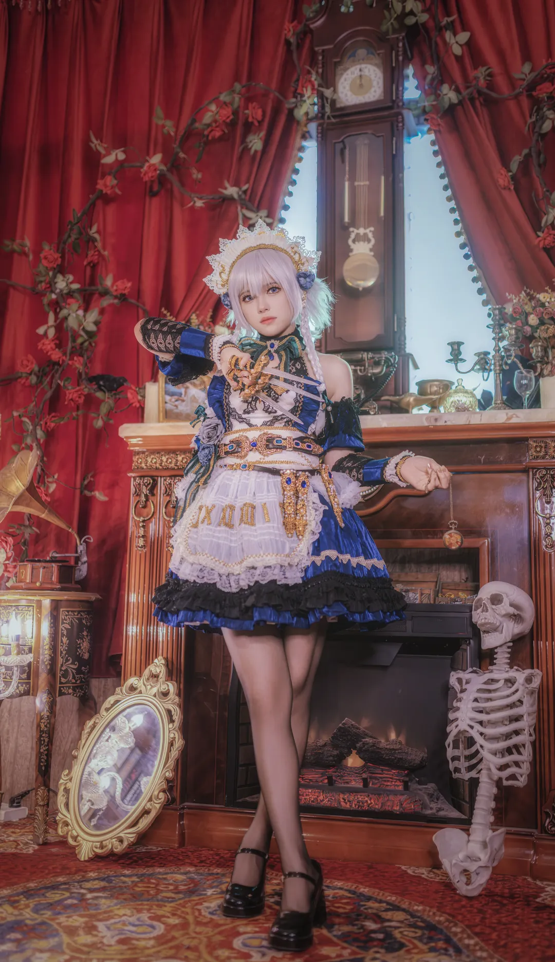 女仆装, 东方, 十六夜咲夜cos, cosplay摄影, 复古哥特 - 第3张