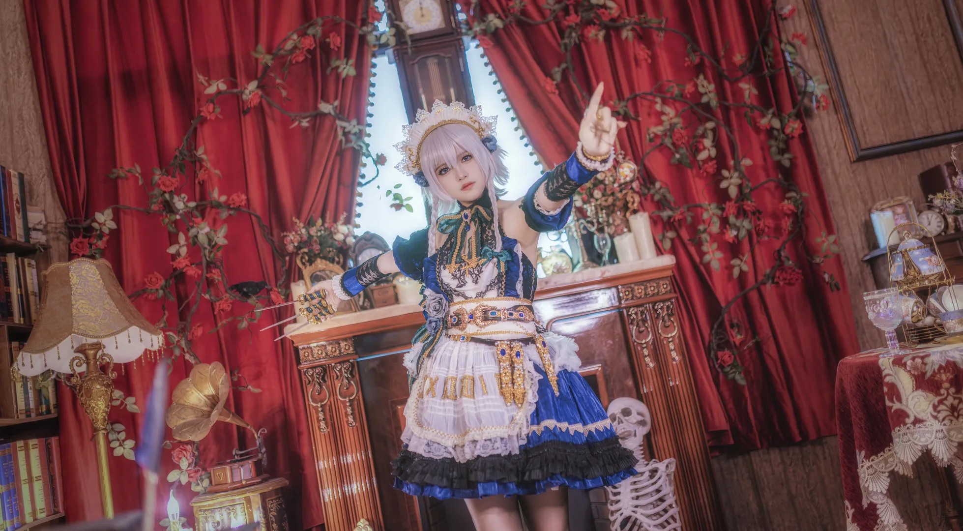 女仆装, 东方, 十六夜咲夜cos, cosplay摄影, 复古哥特 - 第4张