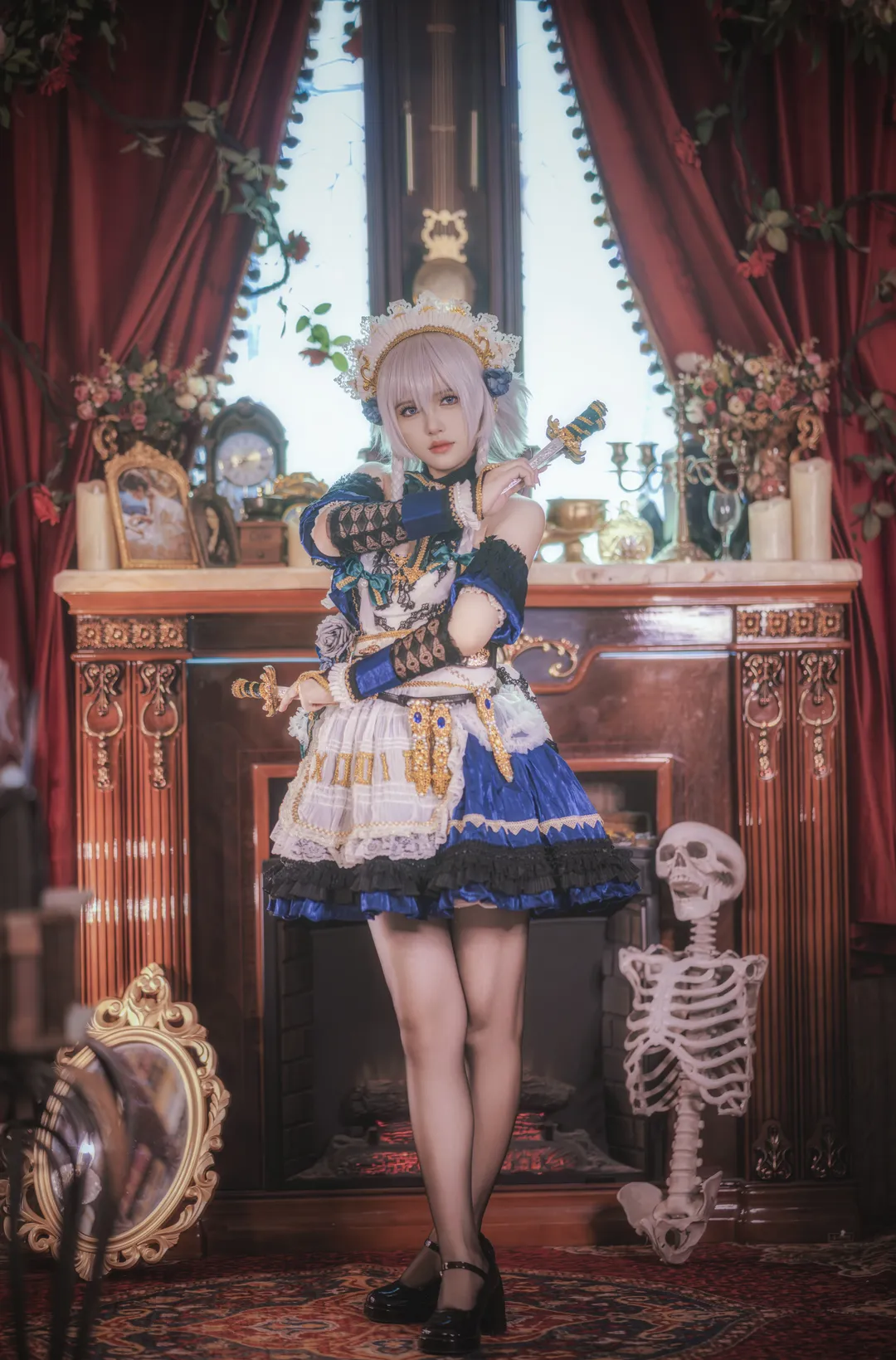 女仆装, 东方, 十六夜咲夜cos, cosplay摄影, 复古哥特 - 第5张
