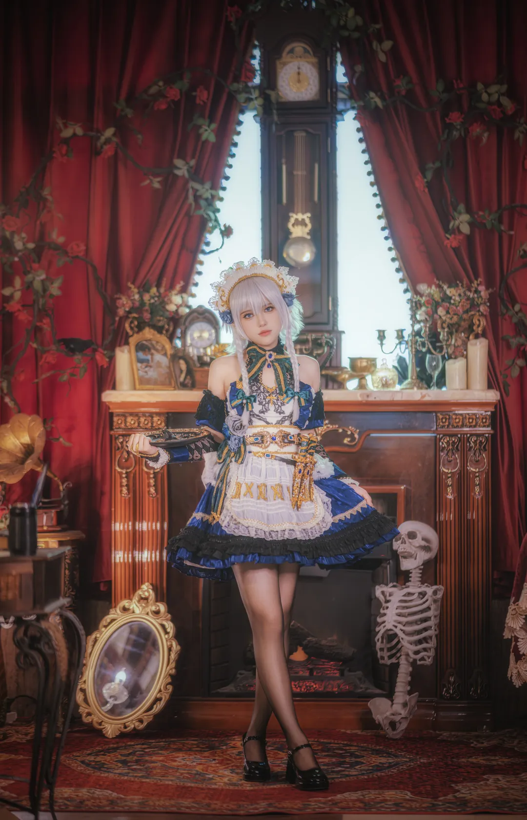 女仆装, 东方, 十六夜咲夜cos, cosplay摄影, 复古哥特 - 第9张
