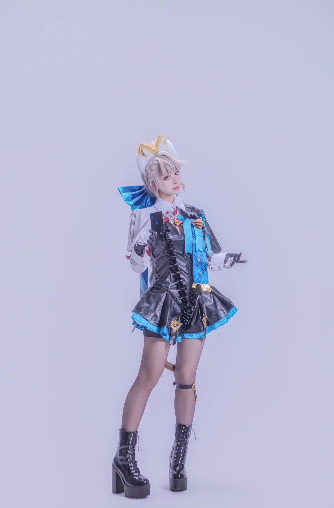 Genshin Impact, Lynette Cosplay, Studio shoot, Cosplay photography, Magician costume - Image 2