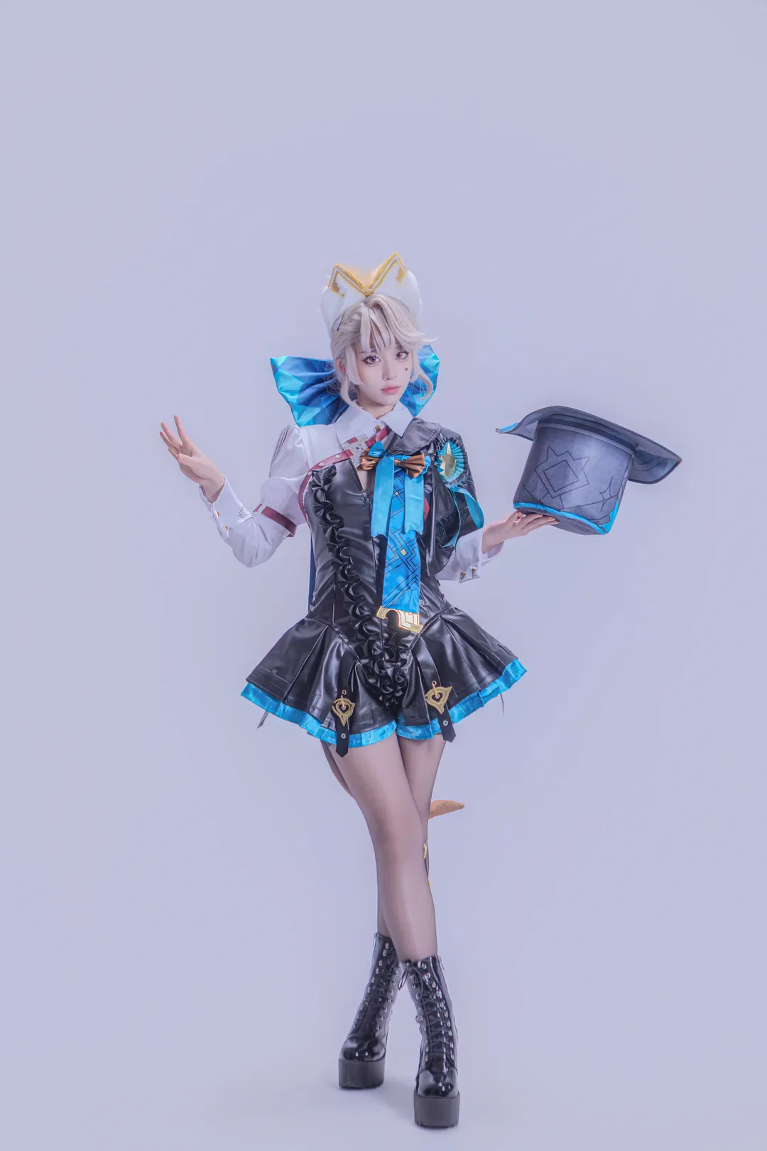 原神, 琳妮特cos, 棚拍, cosplay摄影, 魔术师装扮