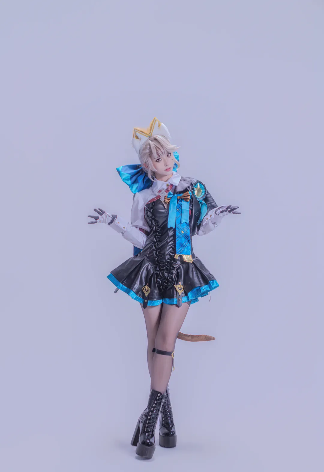 Genshin Impact, Lynette Cosplay, Studio shoot, Cosplay photography, Magician costume - Image 6