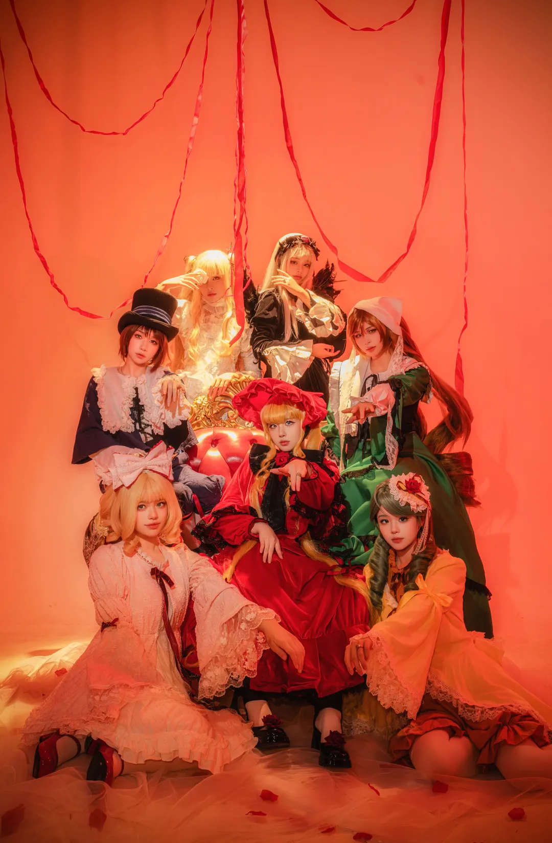 洛丽塔洋装, 蔷薇少女, 蔷薇少女cos, cosplay团片, 群像摄影 - 第1张