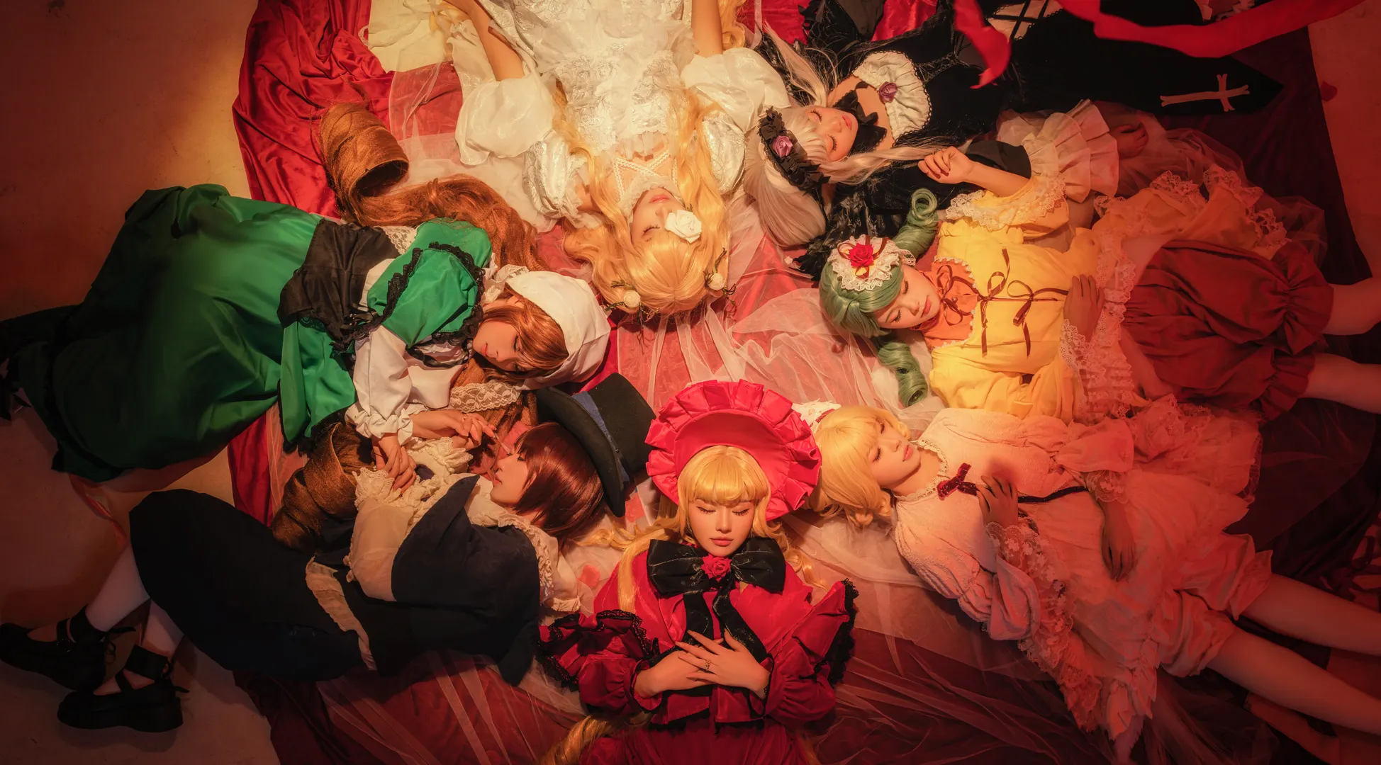 洛丽塔洋装, 蔷薇少女, 蔷薇少女cos, cosplay团片, 群像摄影 - 第2张