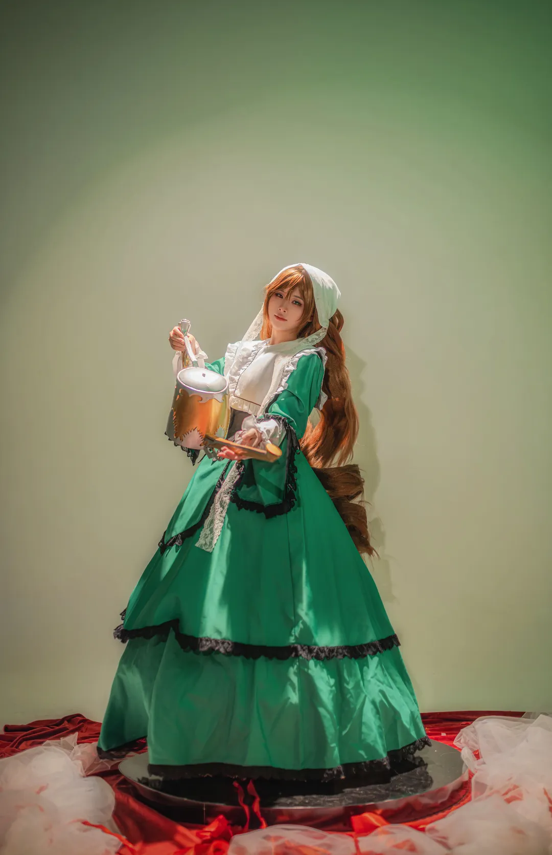 二次元コスプレ, ロリータ・ファッション, ローゼンメイデン コスプレ, スタジオ集合写真, レトロな童話写真 - 3枚目