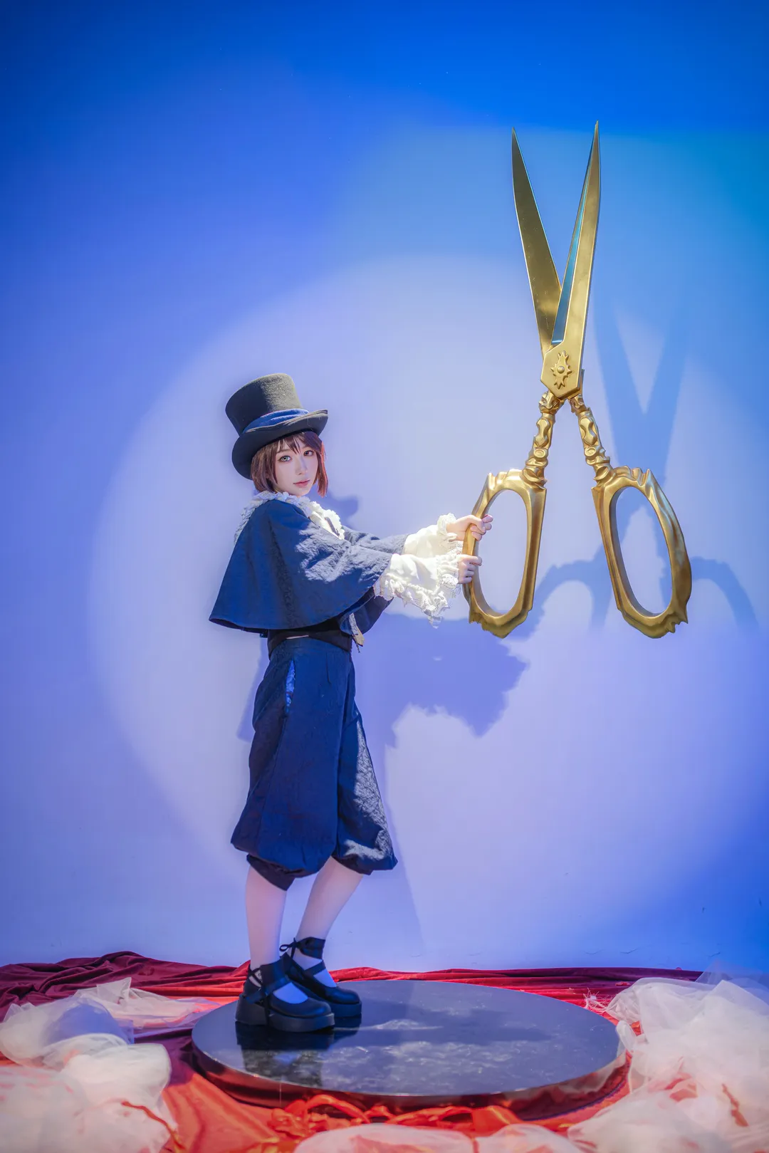 二次元コスプレ, ロリータ・ファッション, ローゼンメイデン コスプレ, スタジオ集合写真, レトロな童話写真