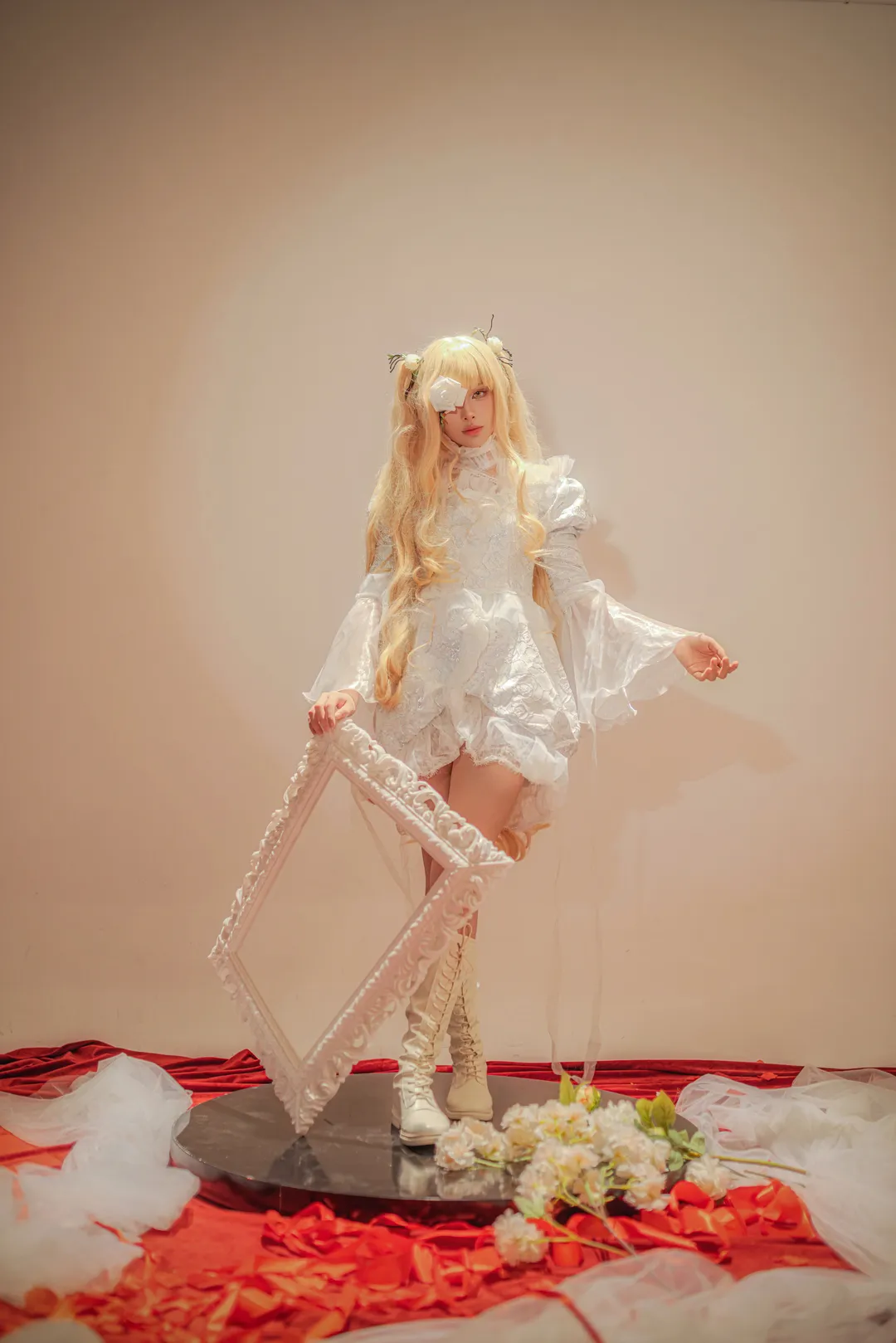二次元コスプレ, ロリータ・ファッション, ローゼンメイデン コスプレ, スタジオ集合写真, レトロな童話写真 - 7枚目