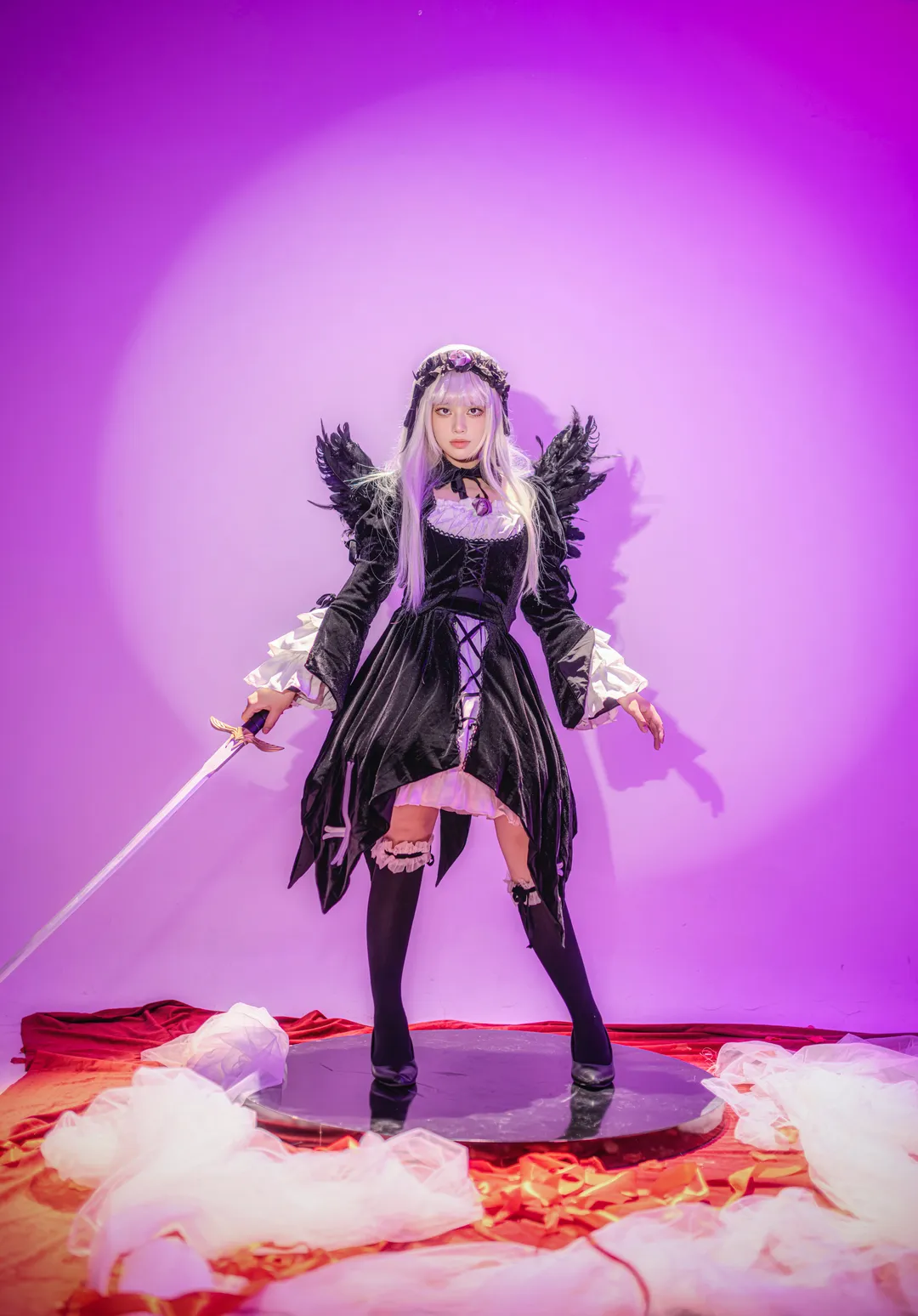 二次元コスプレ, ロリータ・ファッション, ローゼンメイデン コスプレ, スタジオ集合写真, レトロな童話写真 - 8枚目