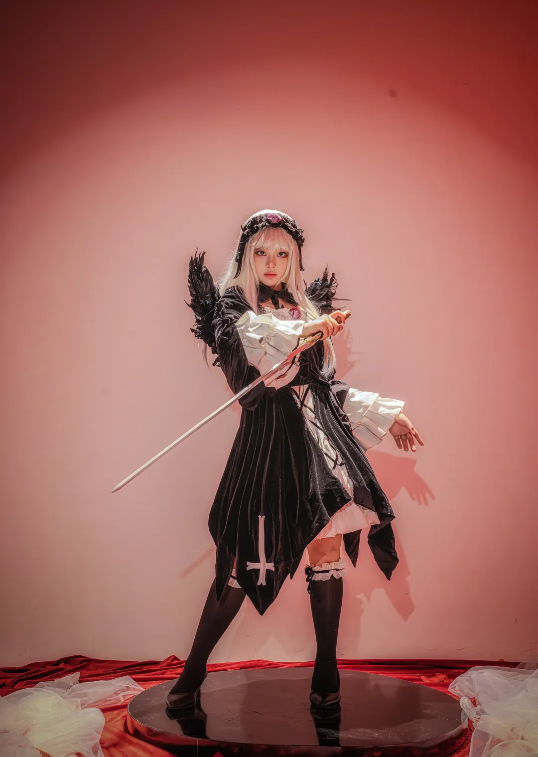Cosplay分享, 哥特風cosplay, 二次元cos正片, 薔薇少女cos, 漫展團片攝影