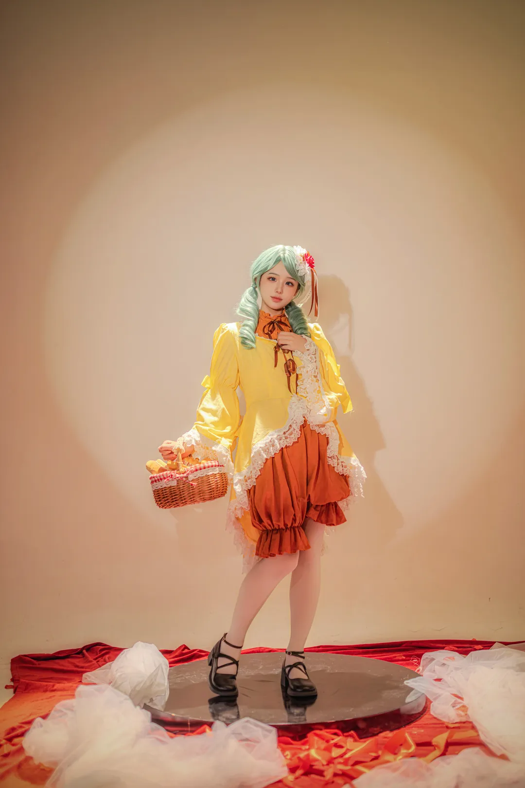cosplay摄影, 二次元人像, 复古哥特风, 棚拍返图, 蔷薇少女cosplay