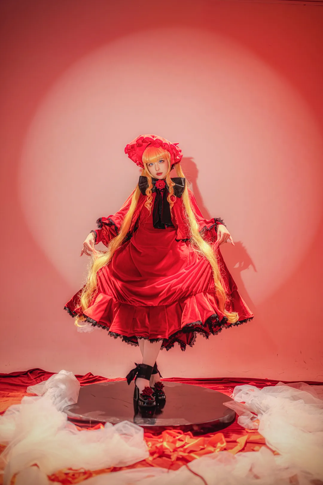 cosplay摄影, 二次元人像, 复古哥特风, 棚拍返图, 蔷薇少女cosplay - 第4张