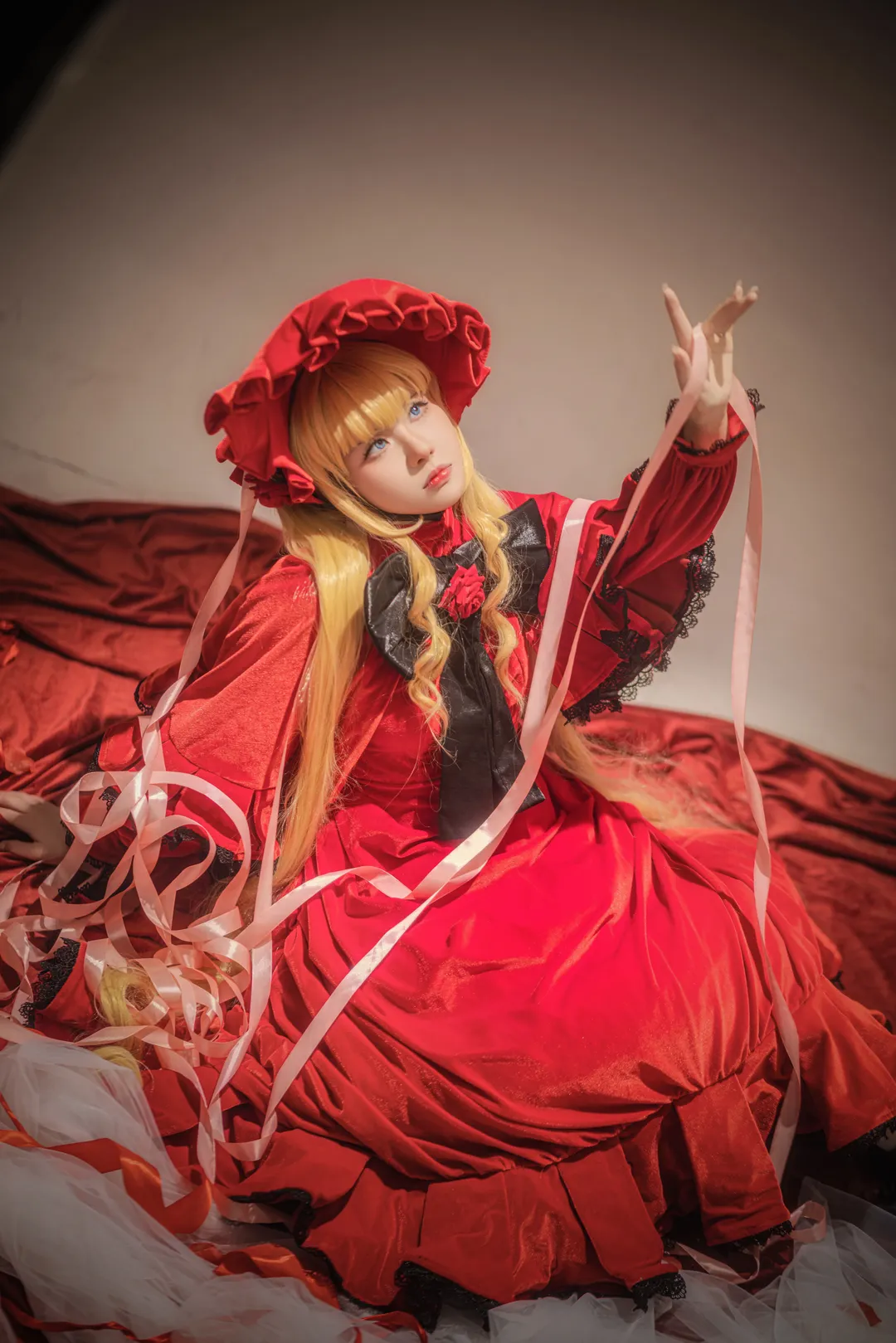 cosplay正片, 蔷薇少女, 复古哥特风, 真红cos, 水银灯cos