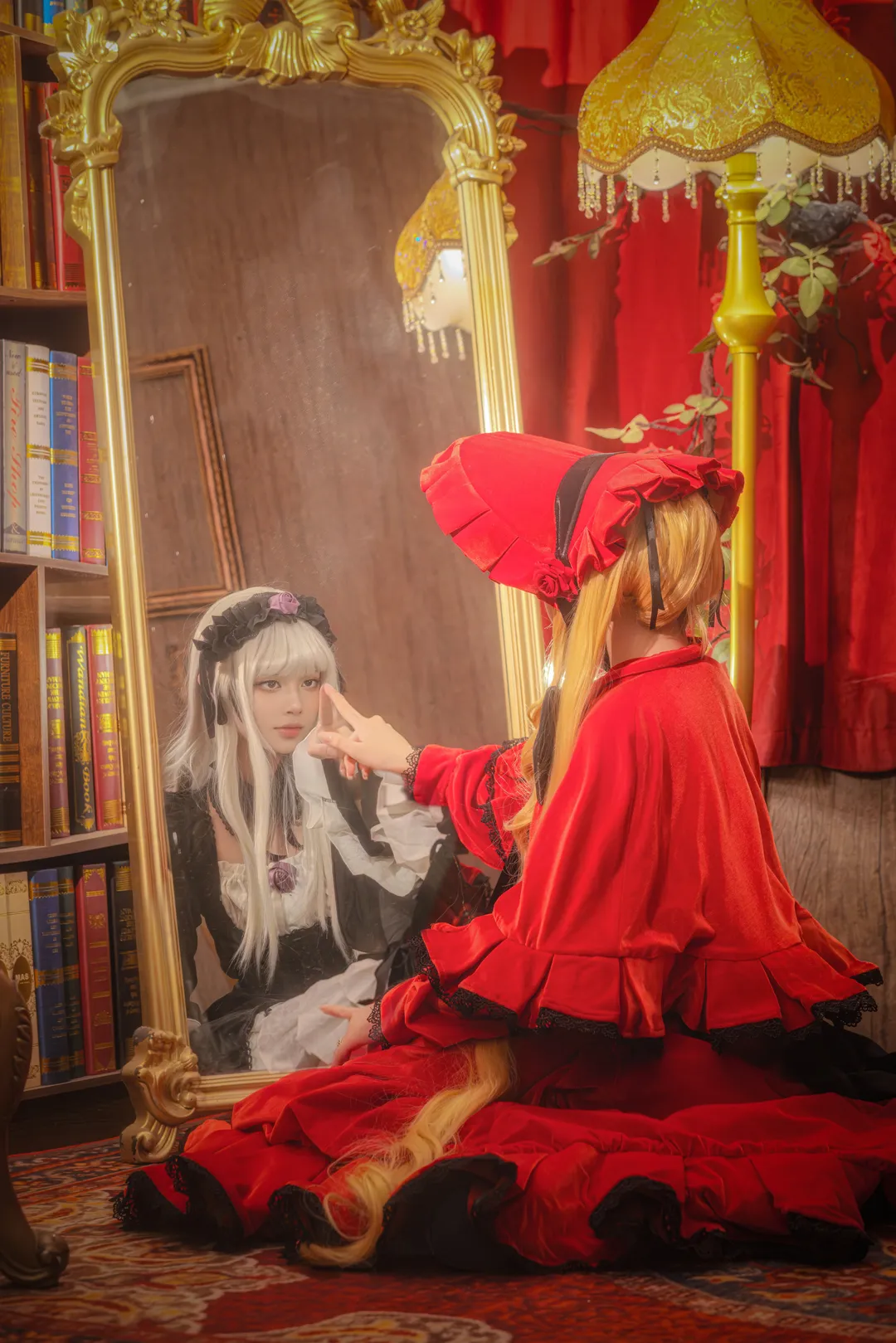 cosplay正片, 蔷薇少女, 复古哥特风, 真红cos, 水银灯cos - 第3张