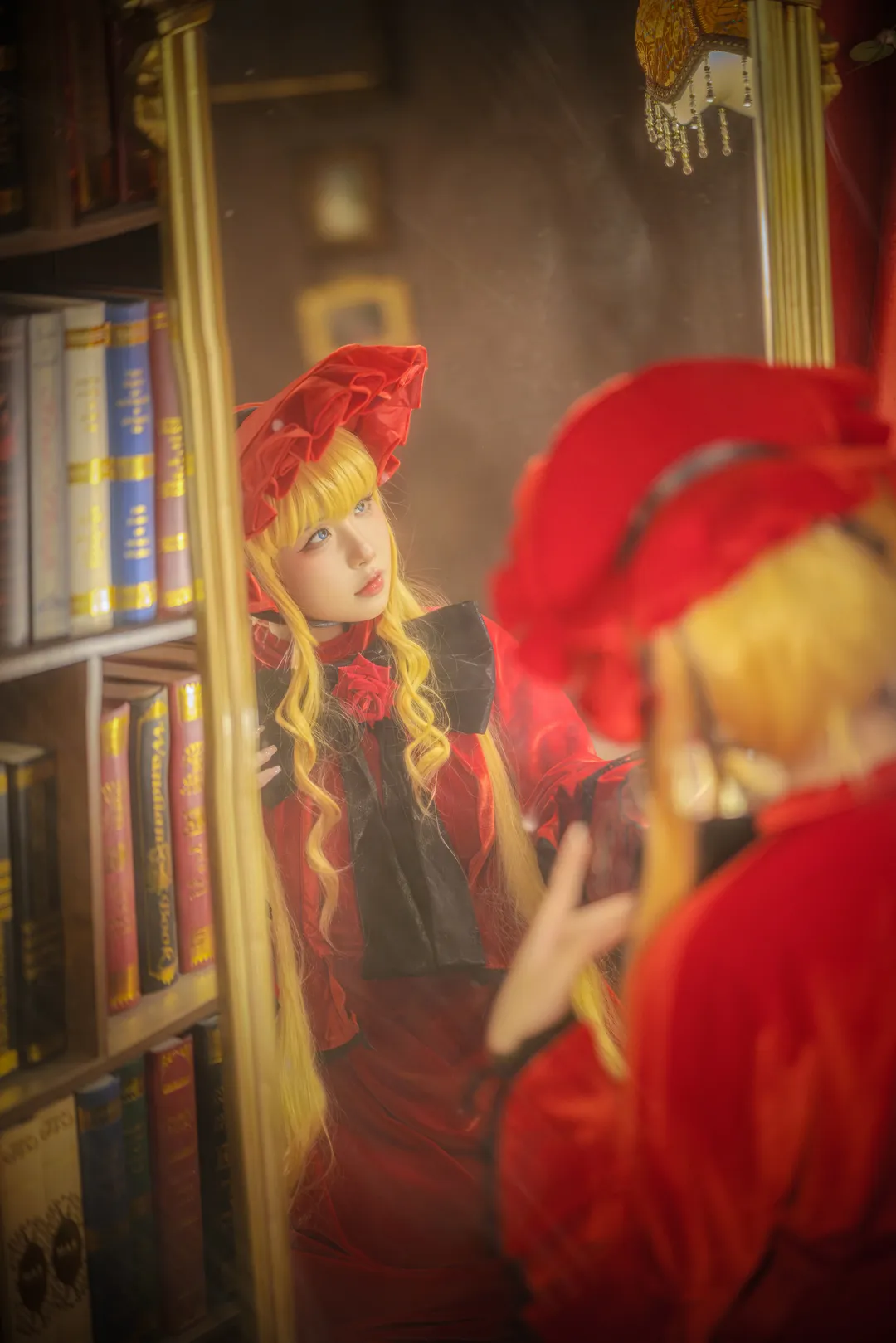 cosplay正片, 蔷薇少女, 复古哥特风, 真红cos, 水银灯cos - 第5张