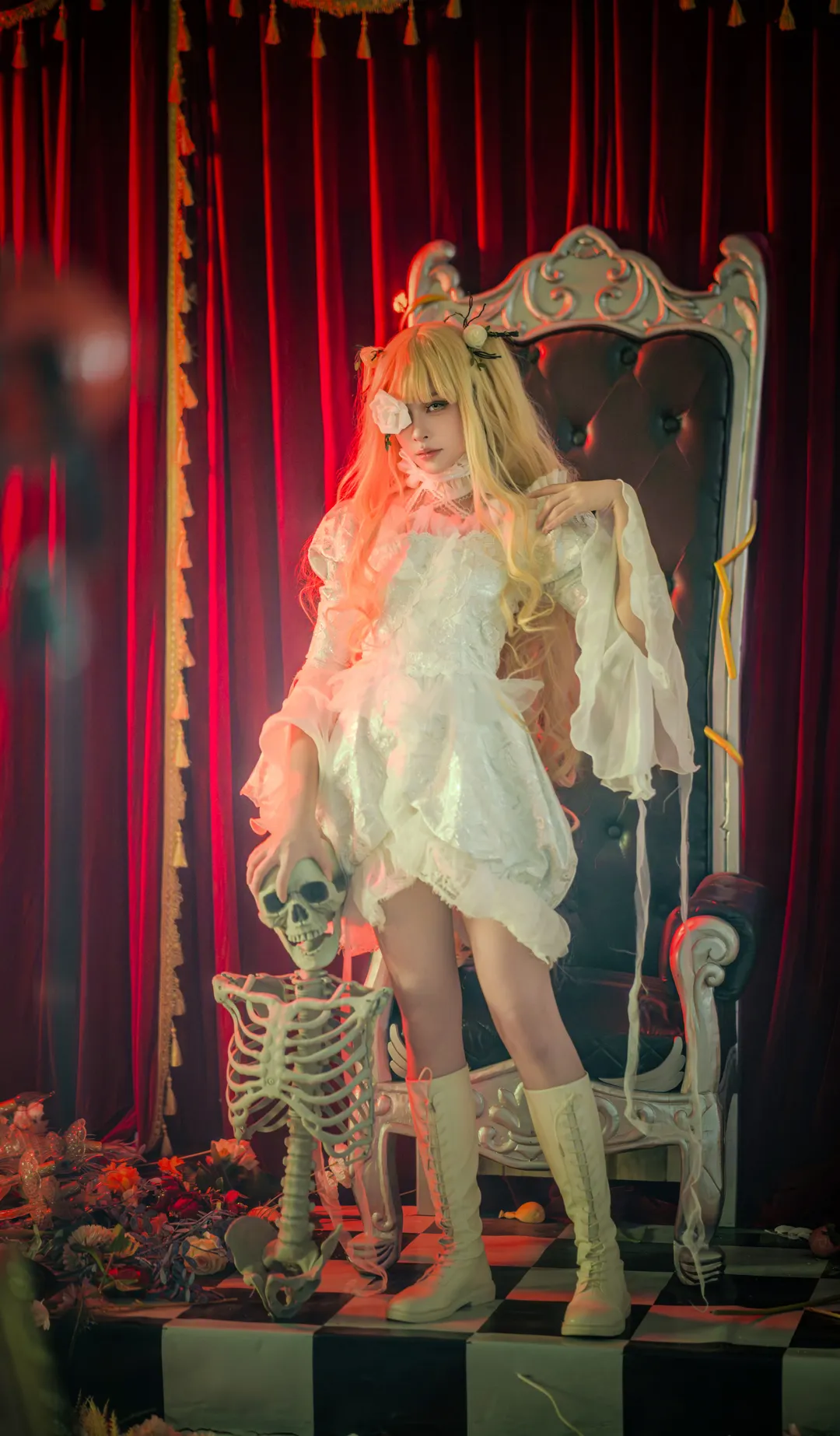 cosplay摄影, 哥特风cos, 蔷薇少女, 真红cos, 水银灯cos - 第3张