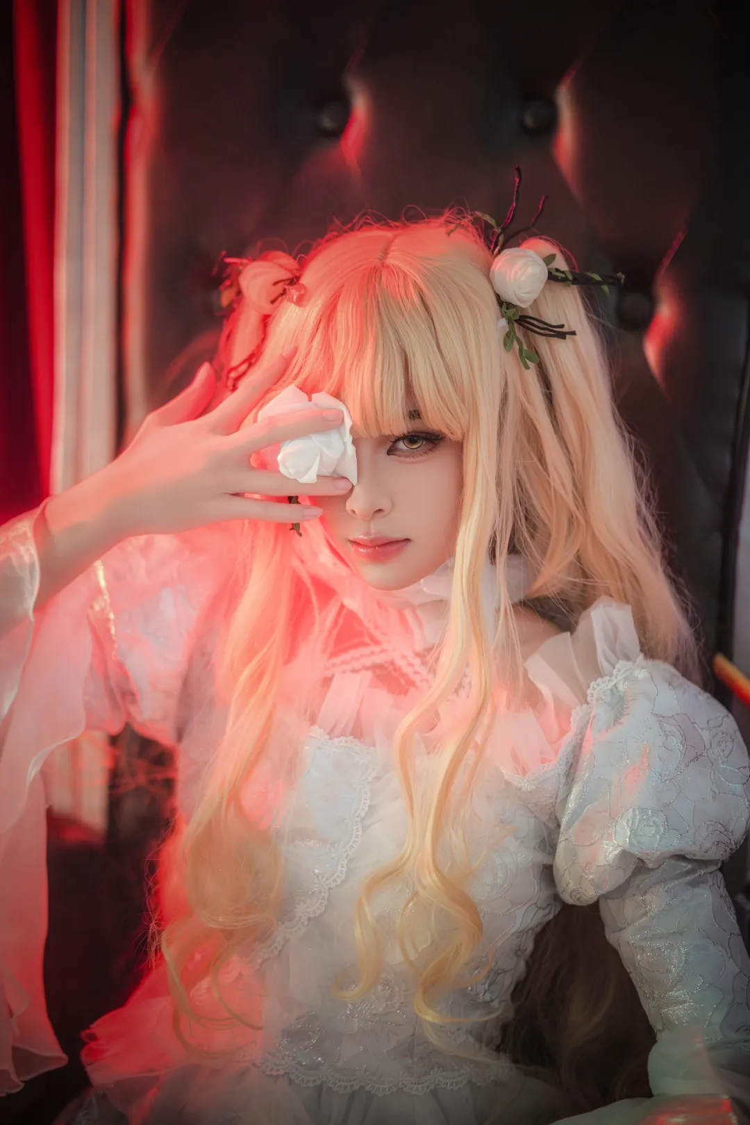 cosplay摄影, 哥特风cos, 蔷薇少女, 真红cos, 水银灯cos - 第4张