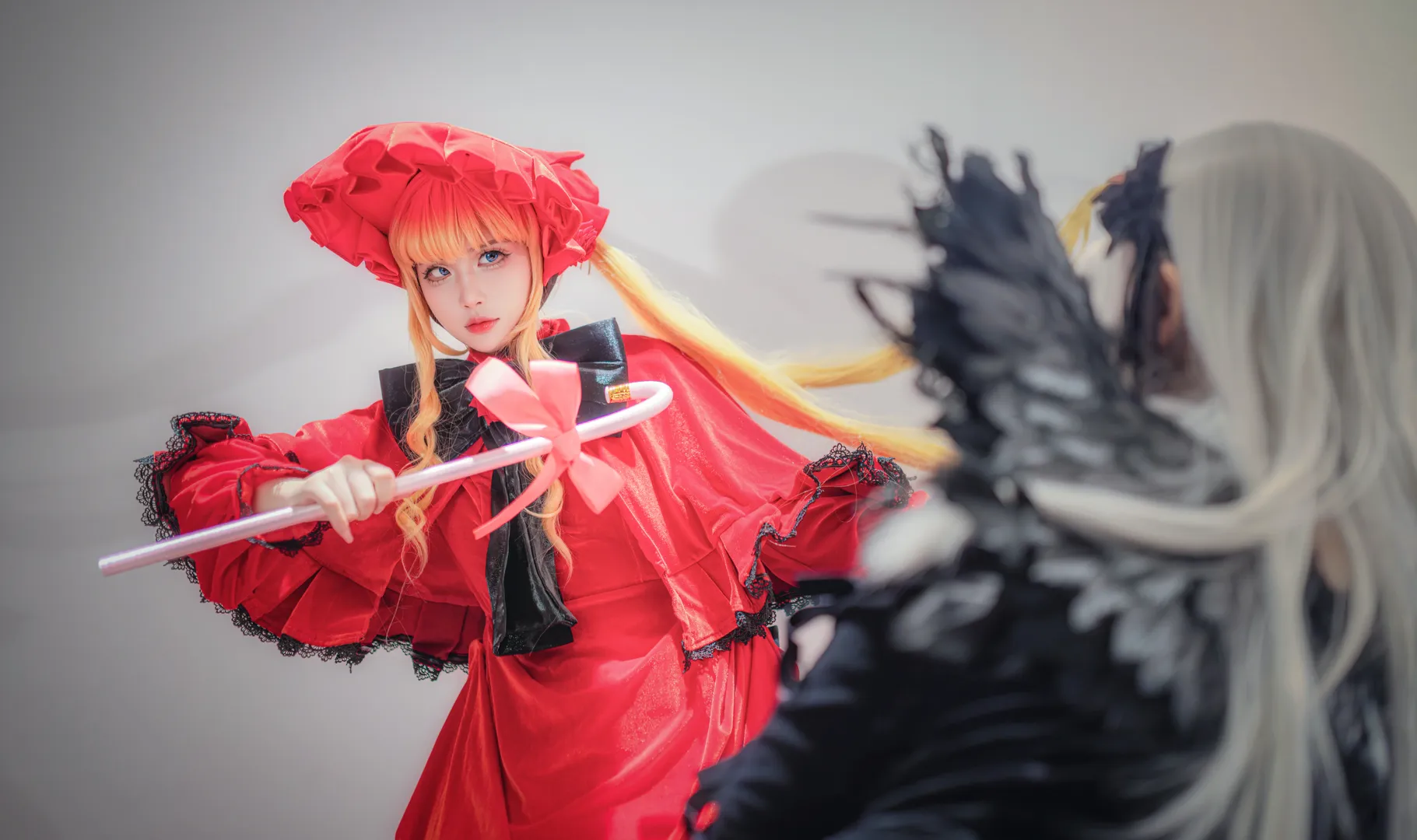 cosplay摄影, 哥特风cos, 蔷薇少女, 真红cos, 水银灯cos - 第7张