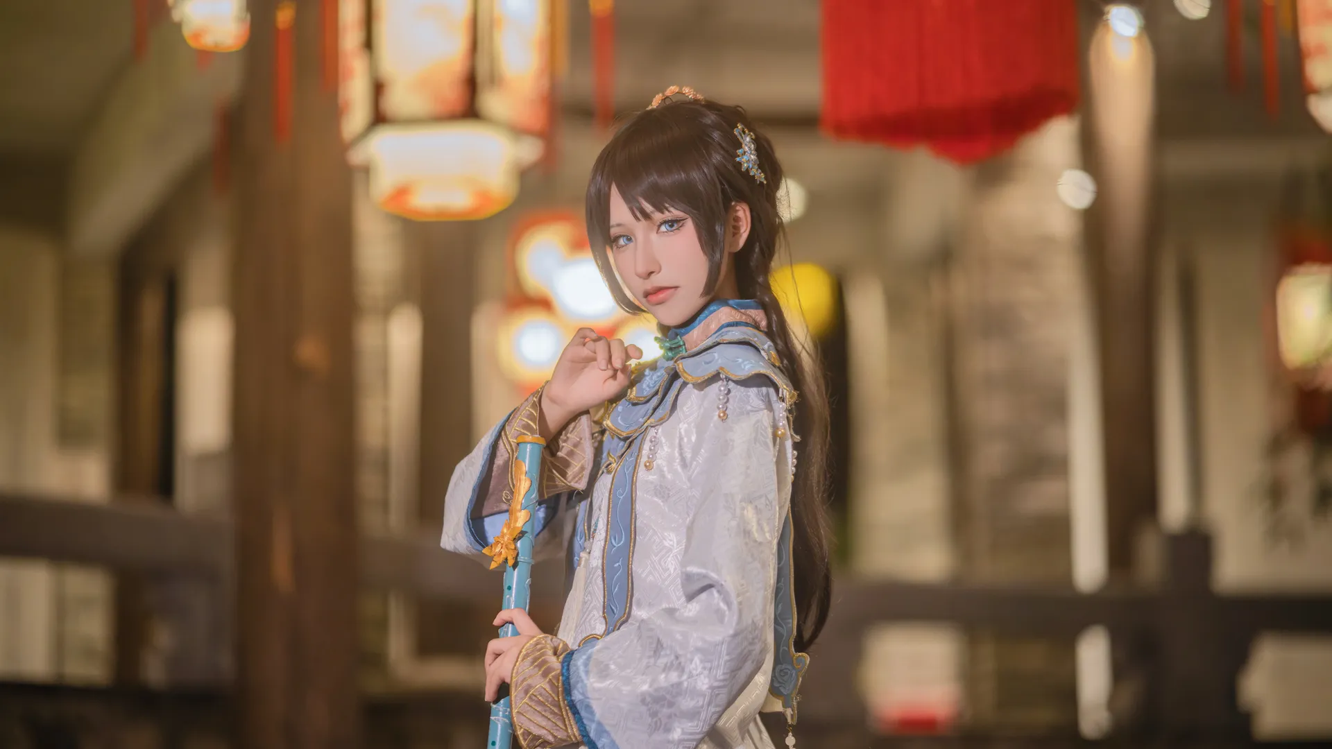 古风摄影, 第五人格, 国风穿搭, 古董商cos, 白泽cosplay