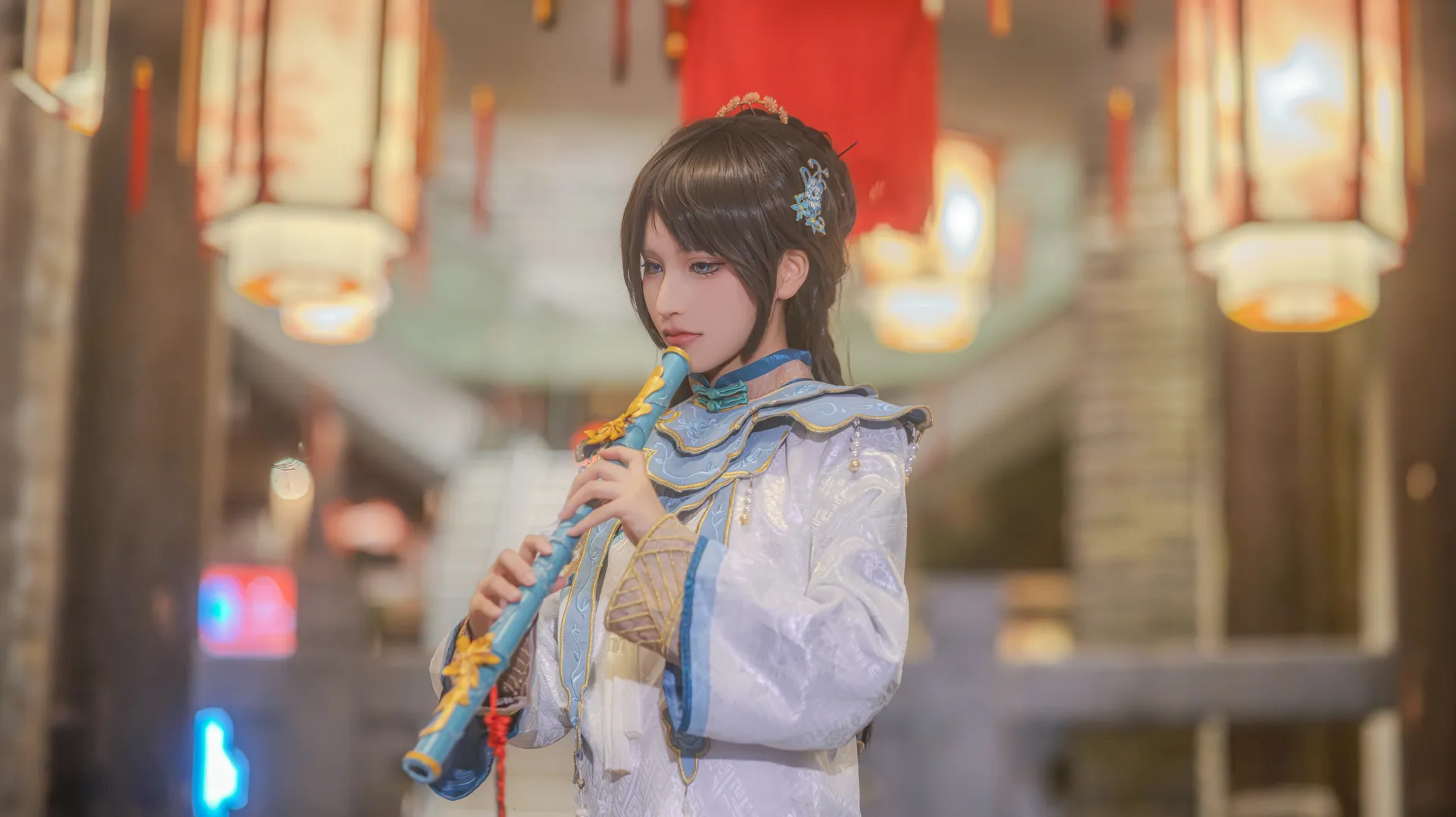 古风摄影, 第五人格, 国风穿搭, 古董商cos, 白泽cosplay - 第5张