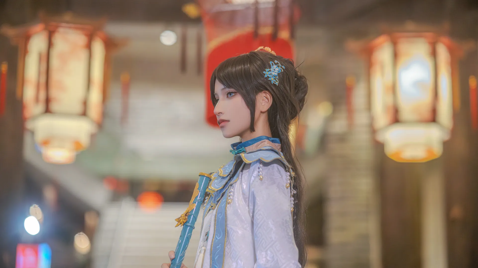 第五人格, 古风cosplay, cosplay摄影, 古董商cos, 白泽cos - 第3张