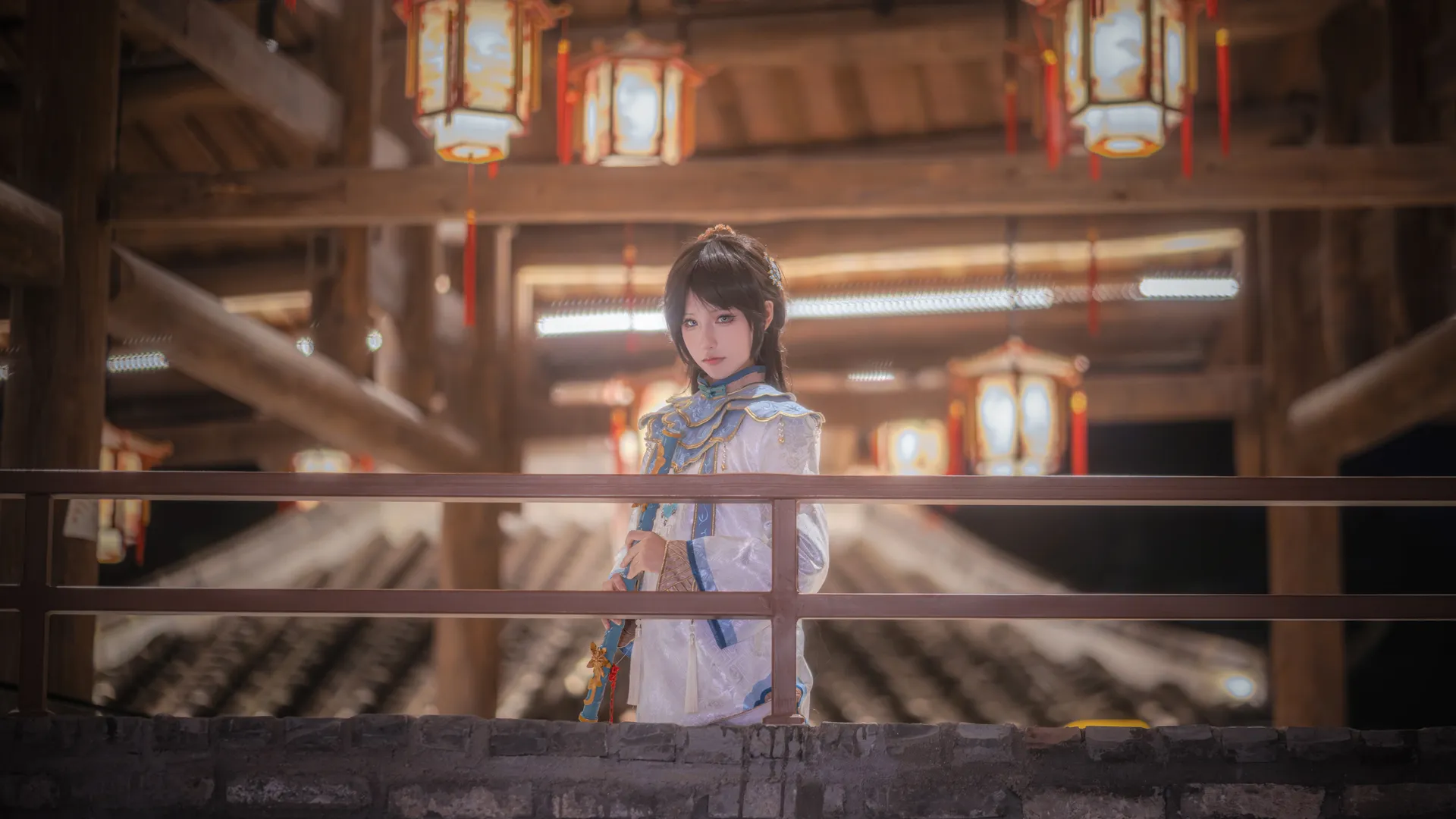 第五人格, 古风cosplay, cosplay摄影, 古董商cos, 白泽cos - 第5张