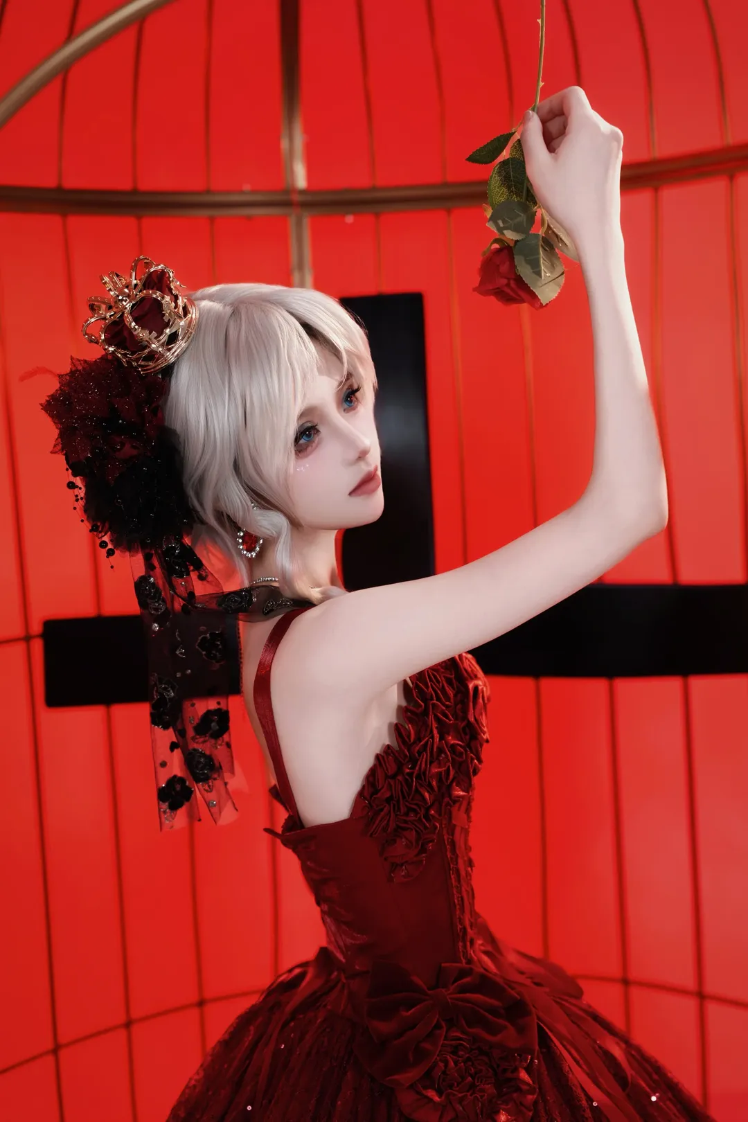 ロールプレイ, Identity V 第五人格, ゴシック風, 血の女王 コスプレ, 写真大作 - 2枚目