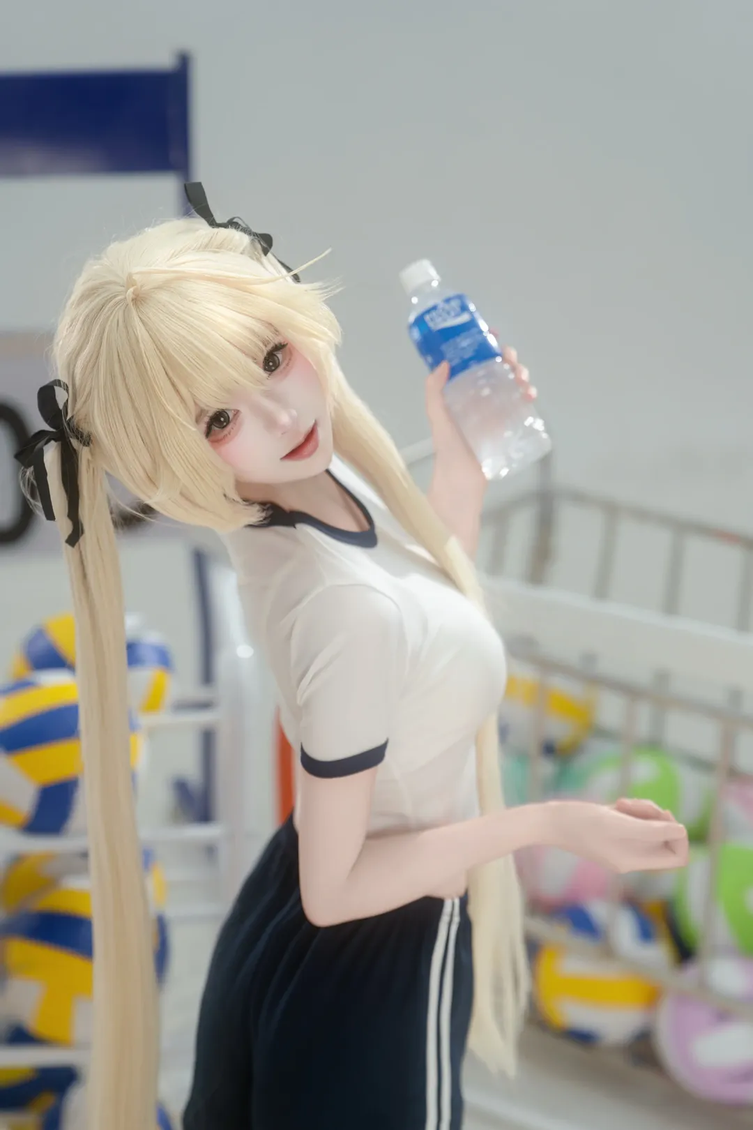 コスプレ, 春日野穹 コスプレ, 体操服, ヨスガノソラ, バレーボール体育館 - 1枚目