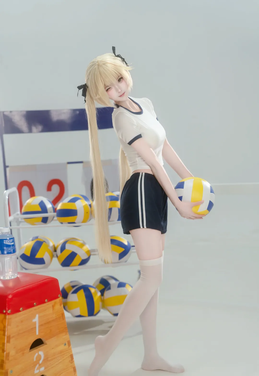 コスプレ, 春日野穹 コスプレ, 体操服, ヨスガノソラ, バレーボール体育館